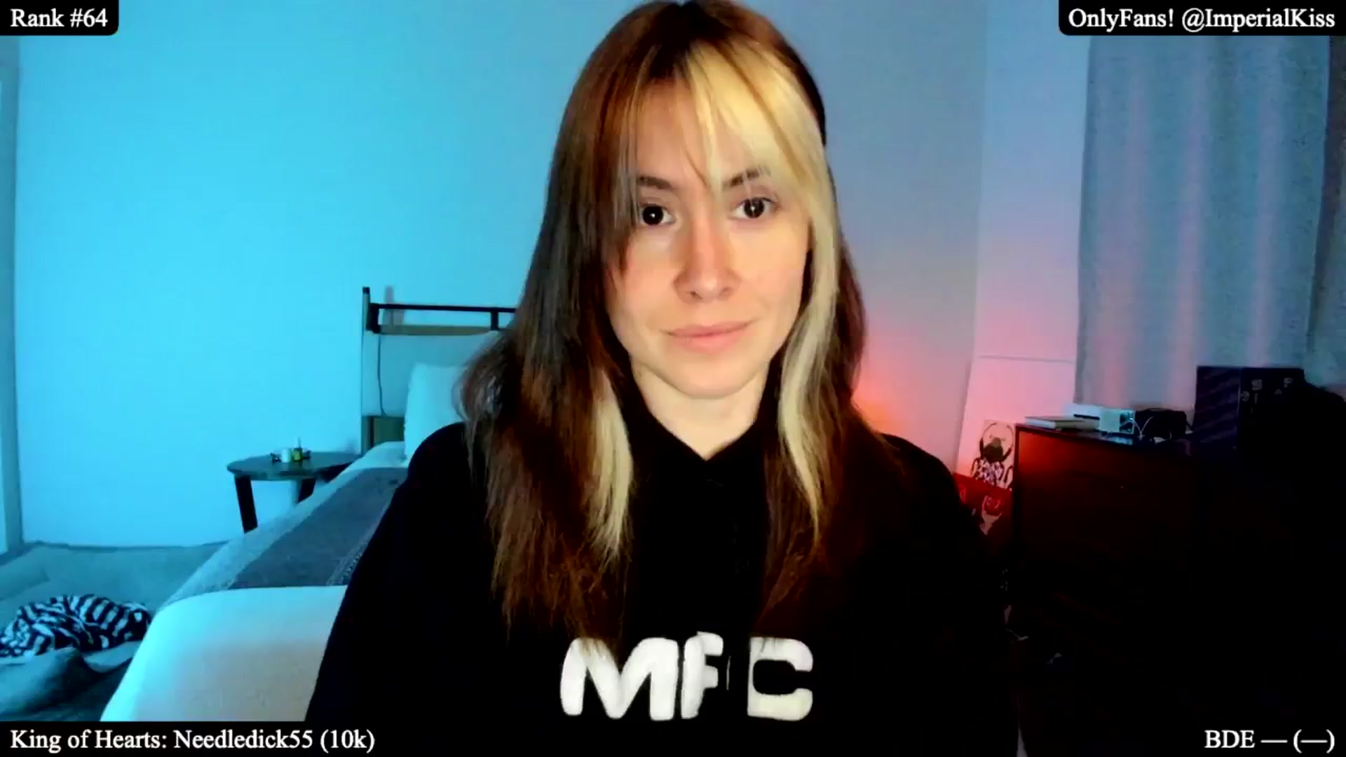 Gallery image thumbnail from ImperialKiss's myfreecams stream on, 02/27/2025, 07:30 image 1 of 20