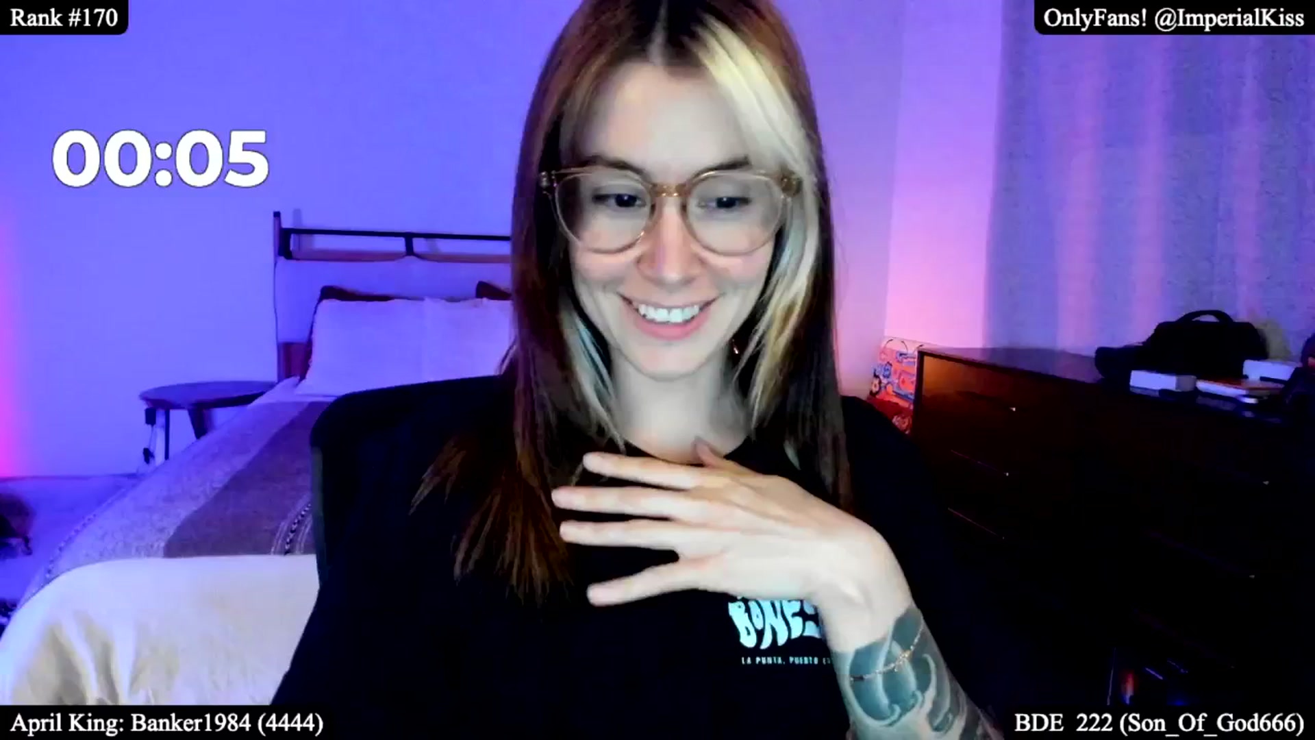 Gallery image thumbnail from ImperialKiss's myfreecams stream on, 04/04/2025, 04:13 image 17 of 20