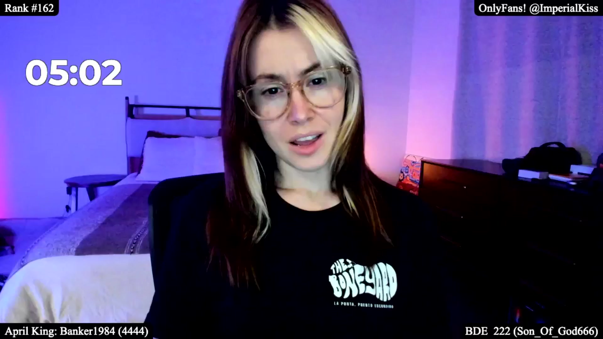 Gallery image thumbnail from ImperialKiss's myfreecams stream on, 04/04/2025, 04:13 image 18 of 20
