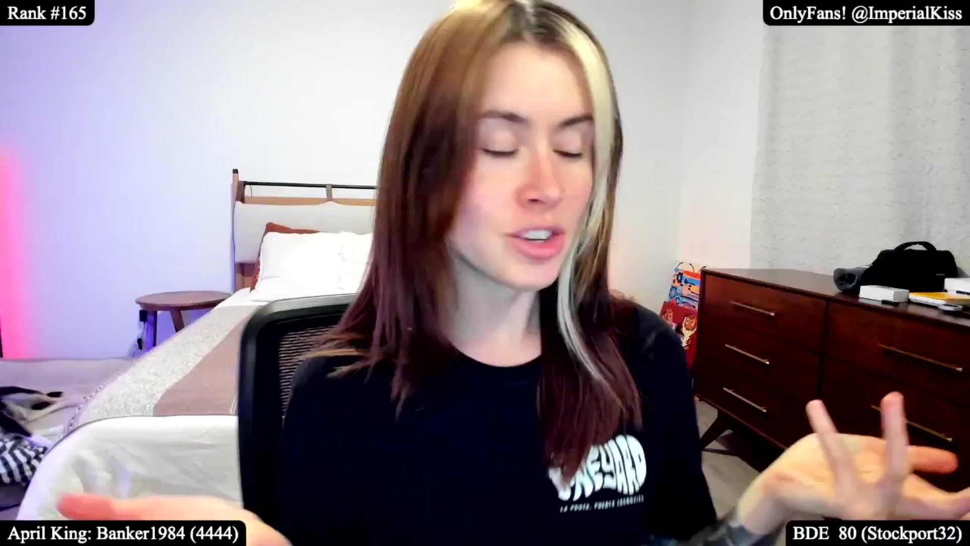 Gallery image thumbnail from ImperialKiss's myfreecams stream on, 04/04/2025, 04:13 image 1 of 20