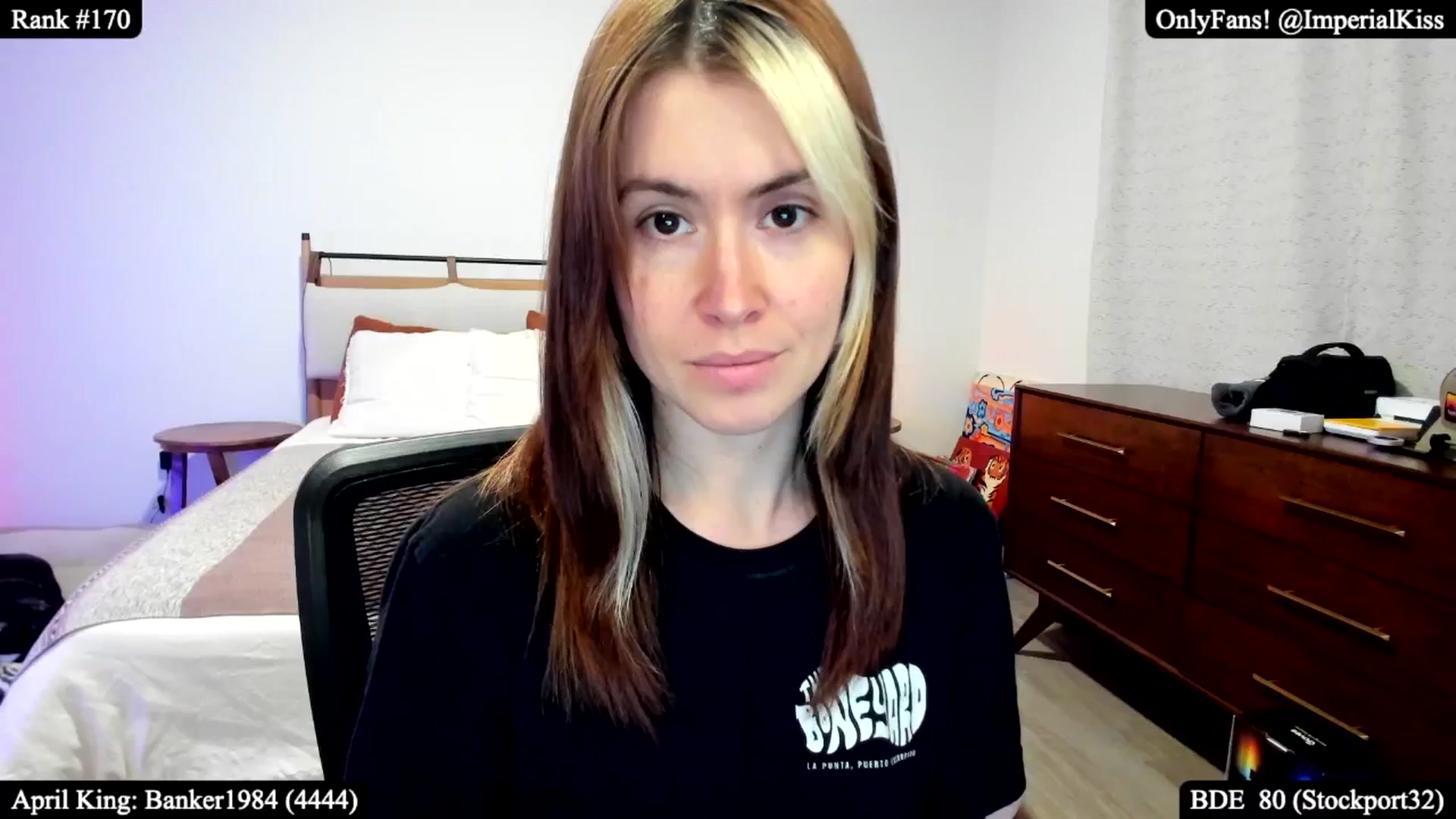 Gallery image thumbnail from ImperialKiss's myfreecams stream on, 04/04/2025, 04:13 image 12 of 20