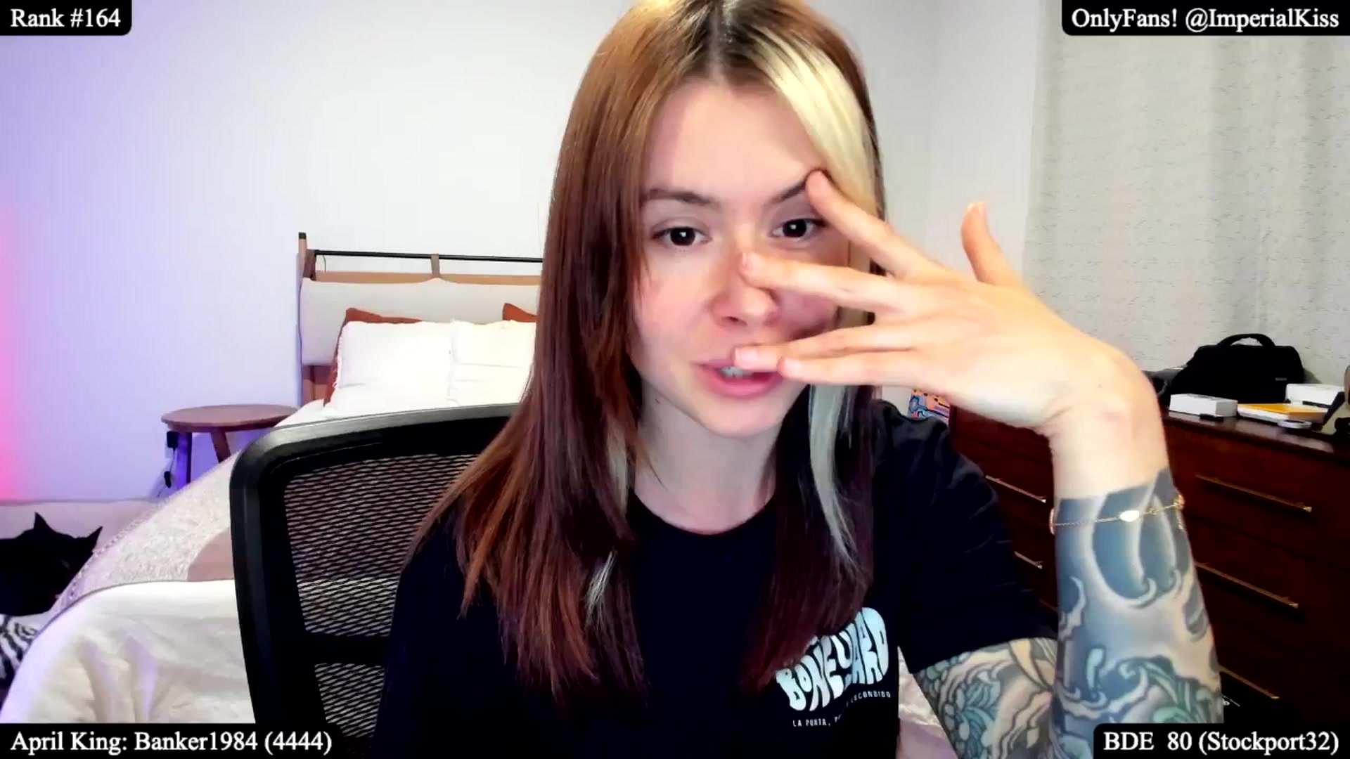 Gallery image thumbnail from ImperialKiss's myfreecams stream on, 04/04/2025, 04:13 image 4 of 20