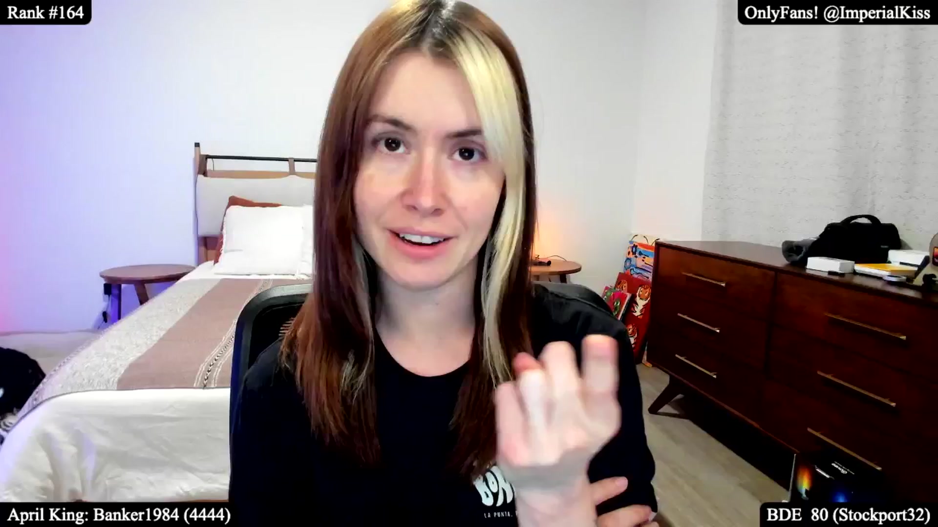 Gallery image thumbnail from ImperialKiss's myfreecams stream on, 04/04/2025, 04:13 image 6 of 20