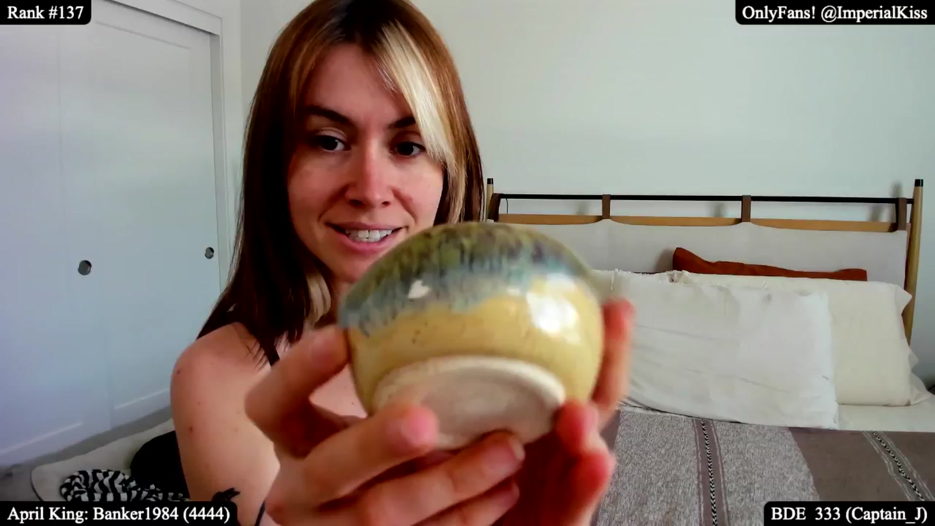 Gallery image thumbnail from ImperialKiss's myfreecams stream on, 04/04/2025, 21:41 image 10 of 20