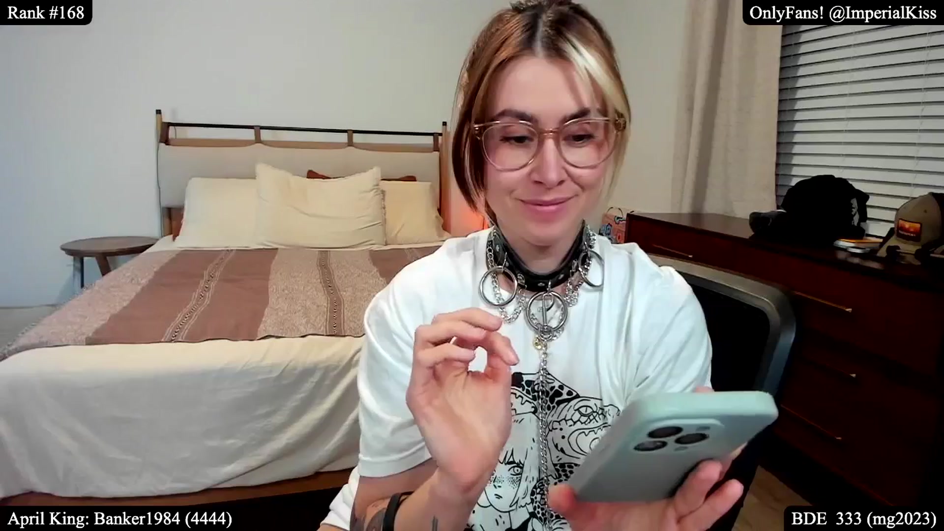 Gallery image thumbnail from ImperialKiss's myfreecams stream on, 04/06/2025, 05:26 image 16 of 20
