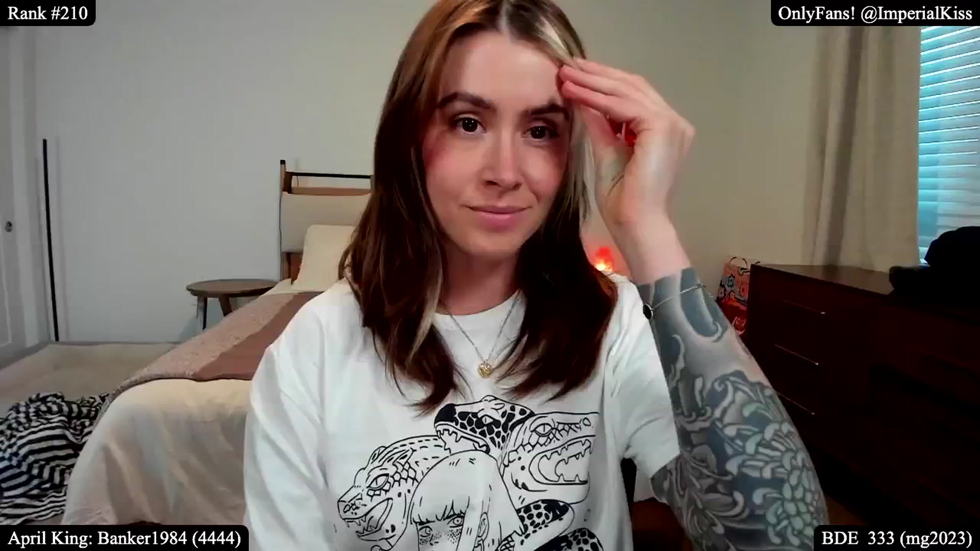 Gallery image thumbnail from ImperialKiss's myfreecams stream on, 04/06/2025, 05:26 image 3 of 20