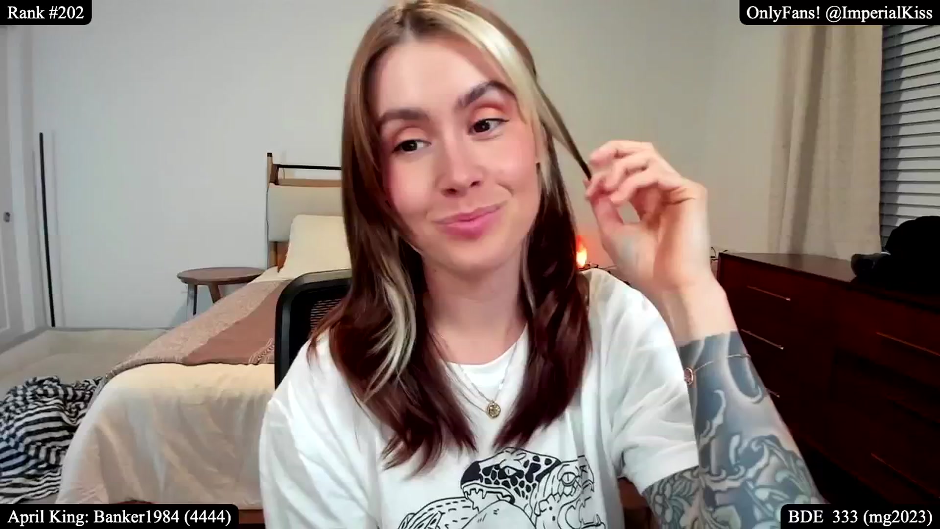 Gallery image thumbnail from ImperialKiss's myfreecams stream on, 04/06/2025, 05:26 image 6 of 20