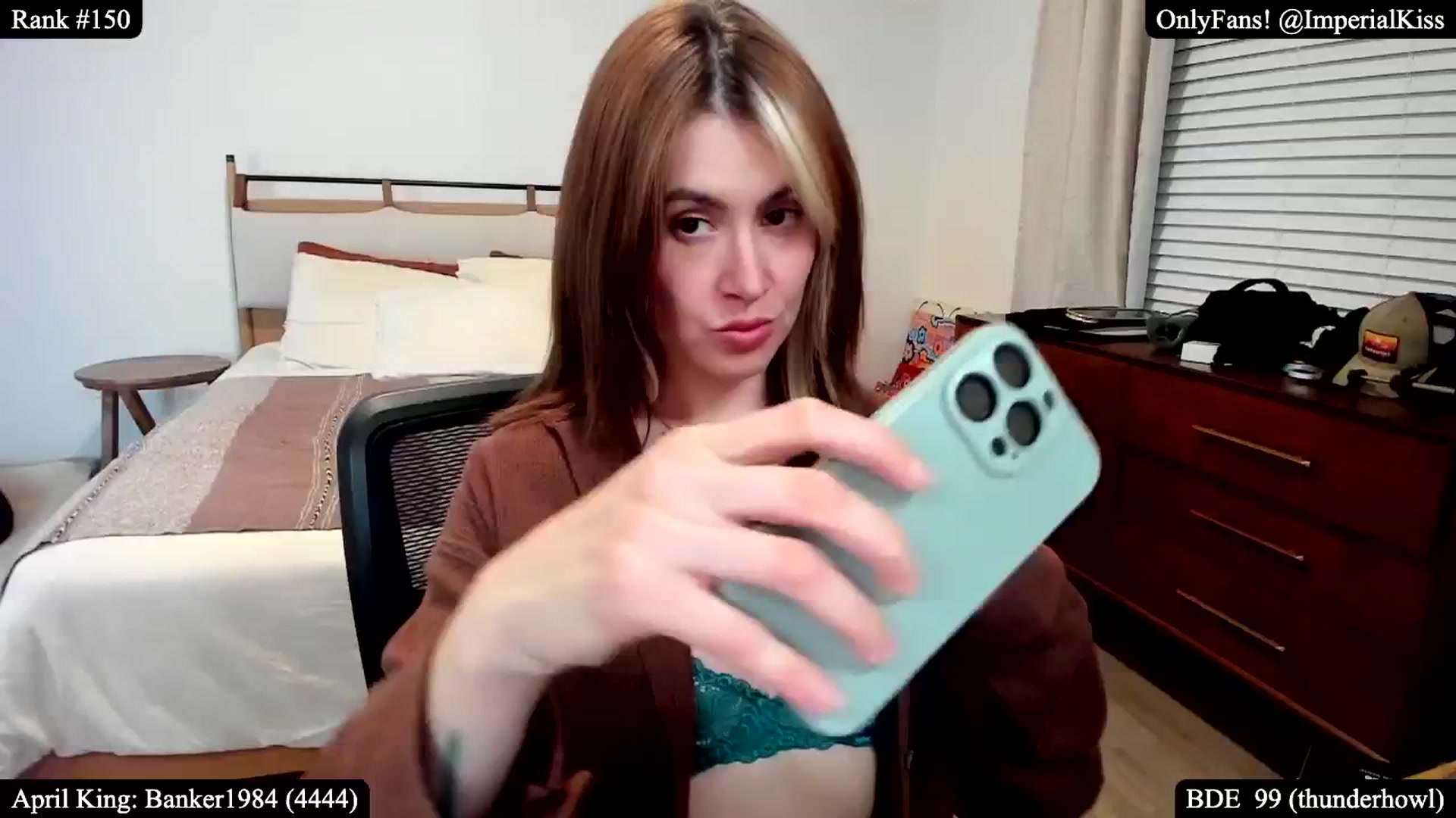 Gallery image thumbnail from ImperialKiss's myfreecams stream on, 04/08/2025, 05:06 image 5 of 20