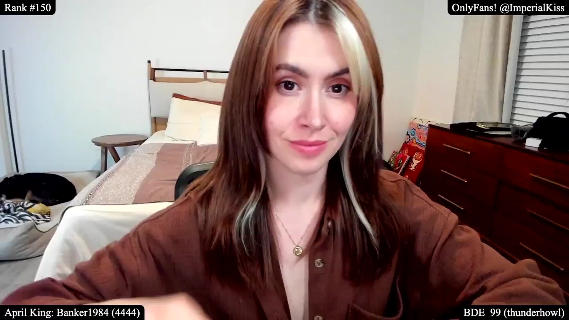 Gallery image thumbnail from ImperialKiss's myfreecams stream on, 04/08/2025, 05:06 image 19 of 20
