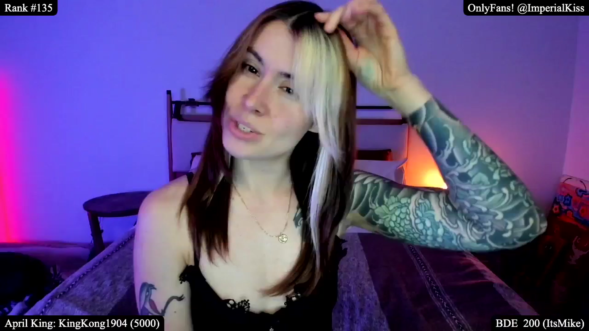 Gallery image thumbnail from ImperialKiss's myfreecams stream on, 04/16/2025, 06:32 image 5 of 20