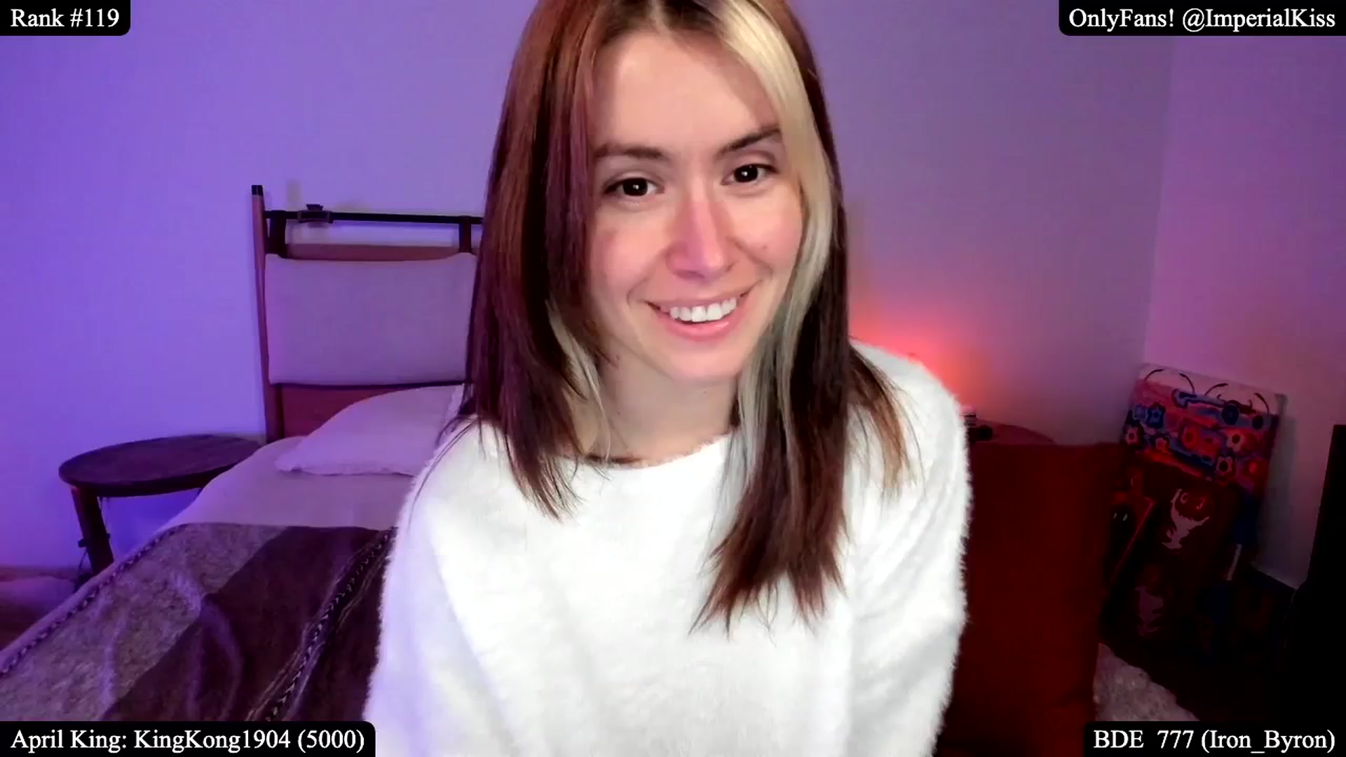Gallery image thumbnail from ImperialKiss's myfreecams stream on, 04/17/2025, 06:29 image 9 of 20