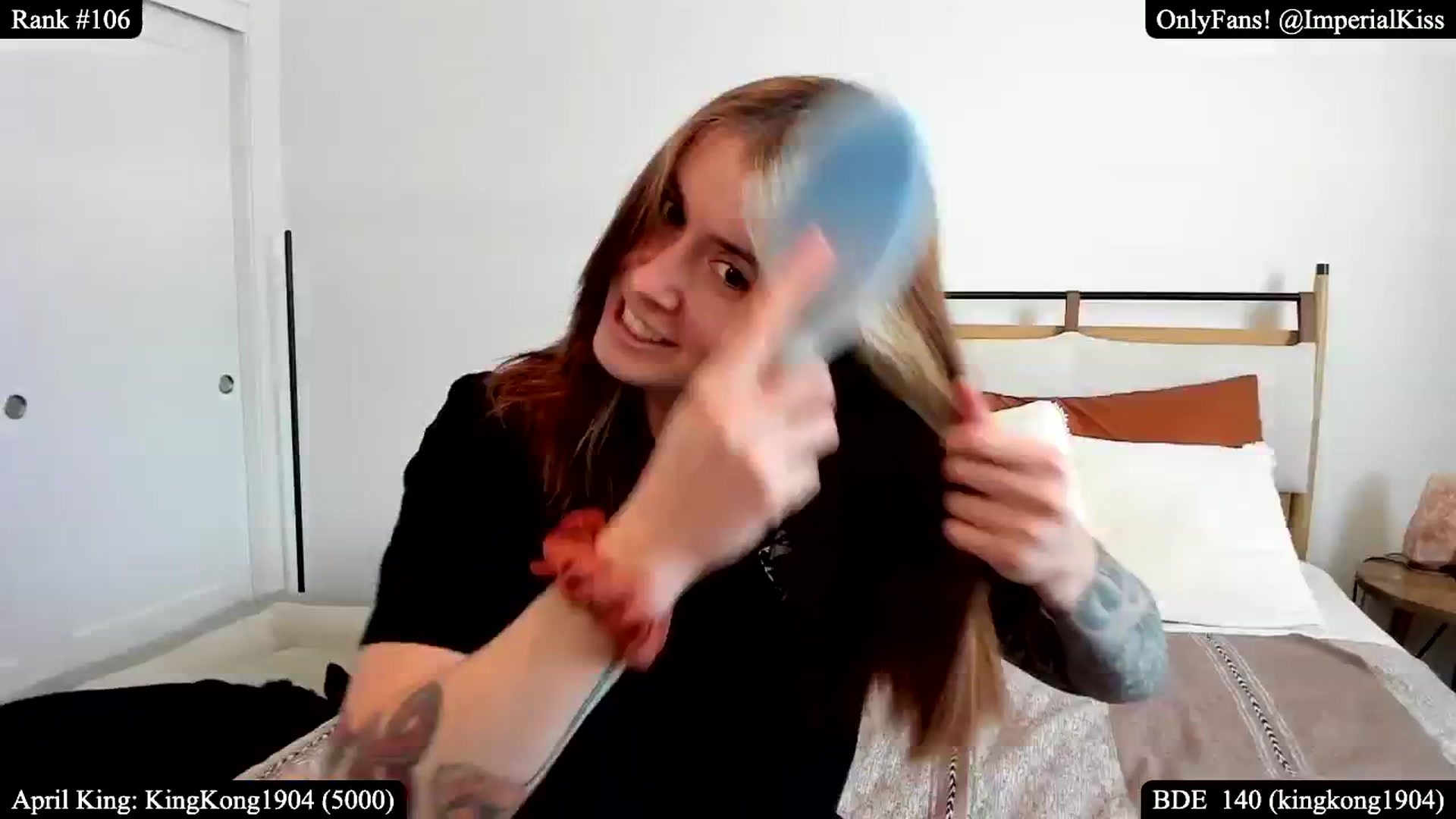Gallery image thumbnail from ImperialKiss's myfreecams stream on, 04/18/2025, 22:32 image 9 of 20