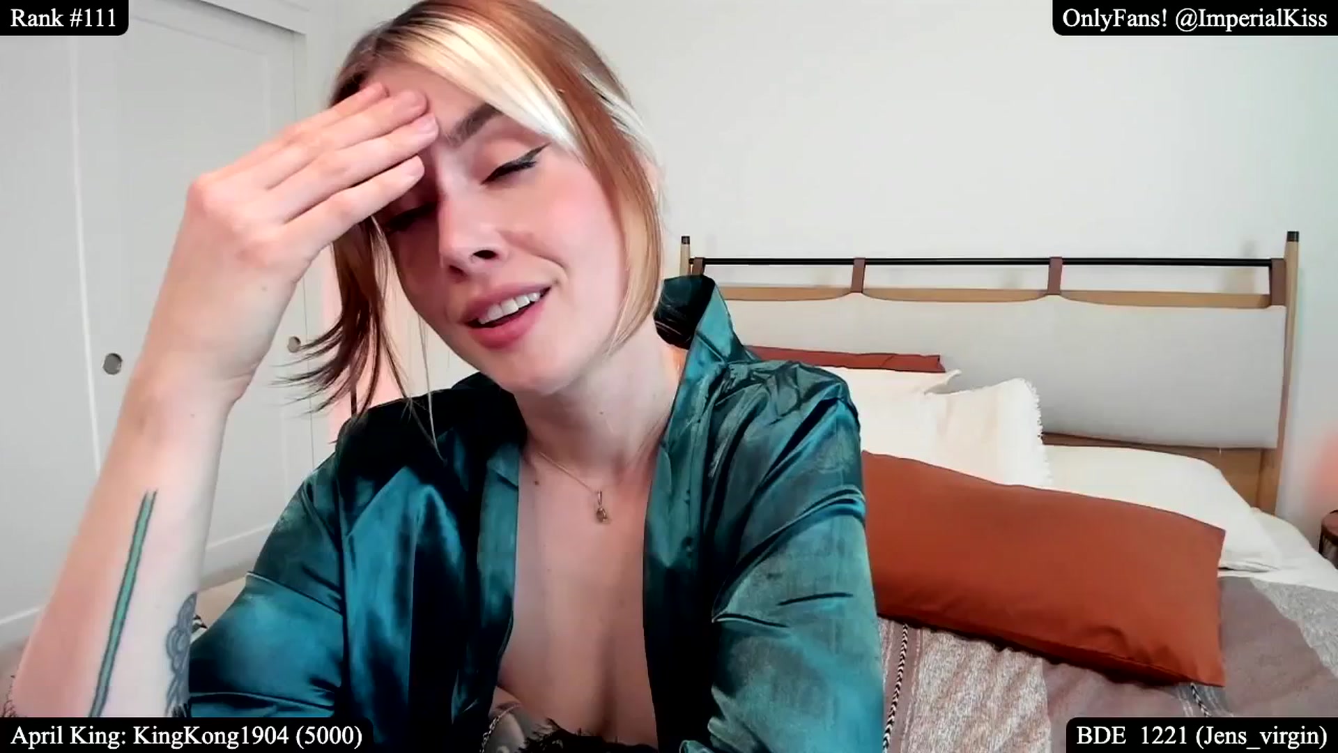 Gallery image thumbnail from ImperialKiss's myfreecams stream on, 04/20/2025, 01:54 image 13 of 20