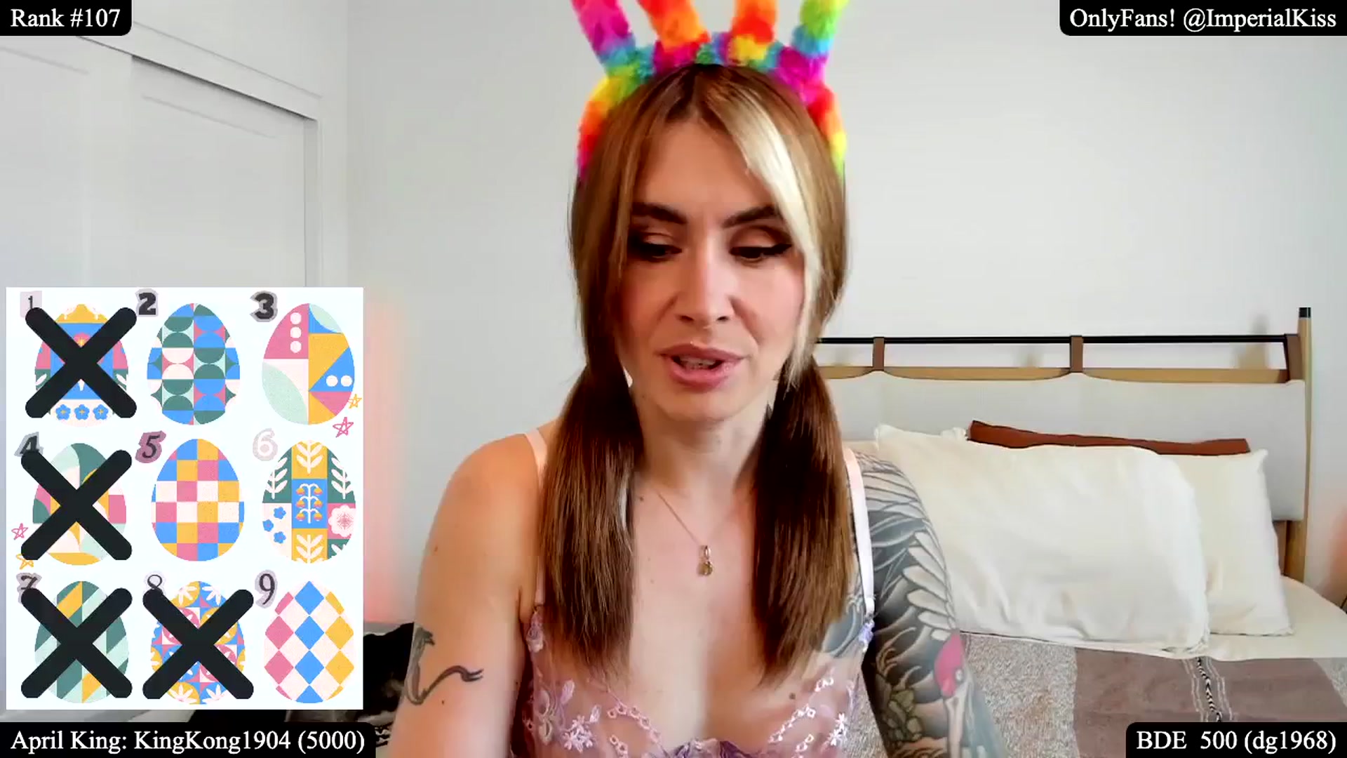 Gallery image thumbnail from ImperialKiss's myfreecams stream on, 04/20/2025, 23:43 image 4 of 20