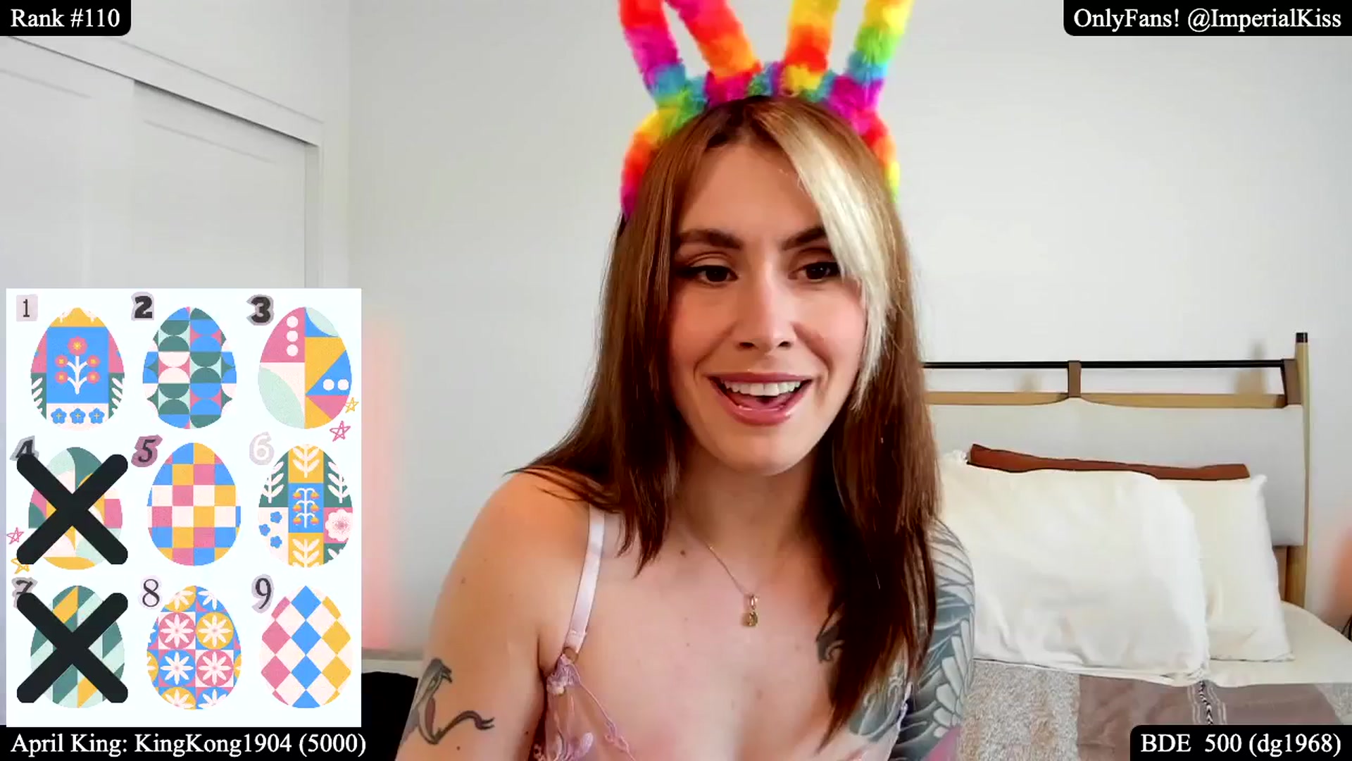 Gallery image thumbnail from ImperialKiss's myfreecams stream on, 04/20/2025, 23:43 image 1 of 20