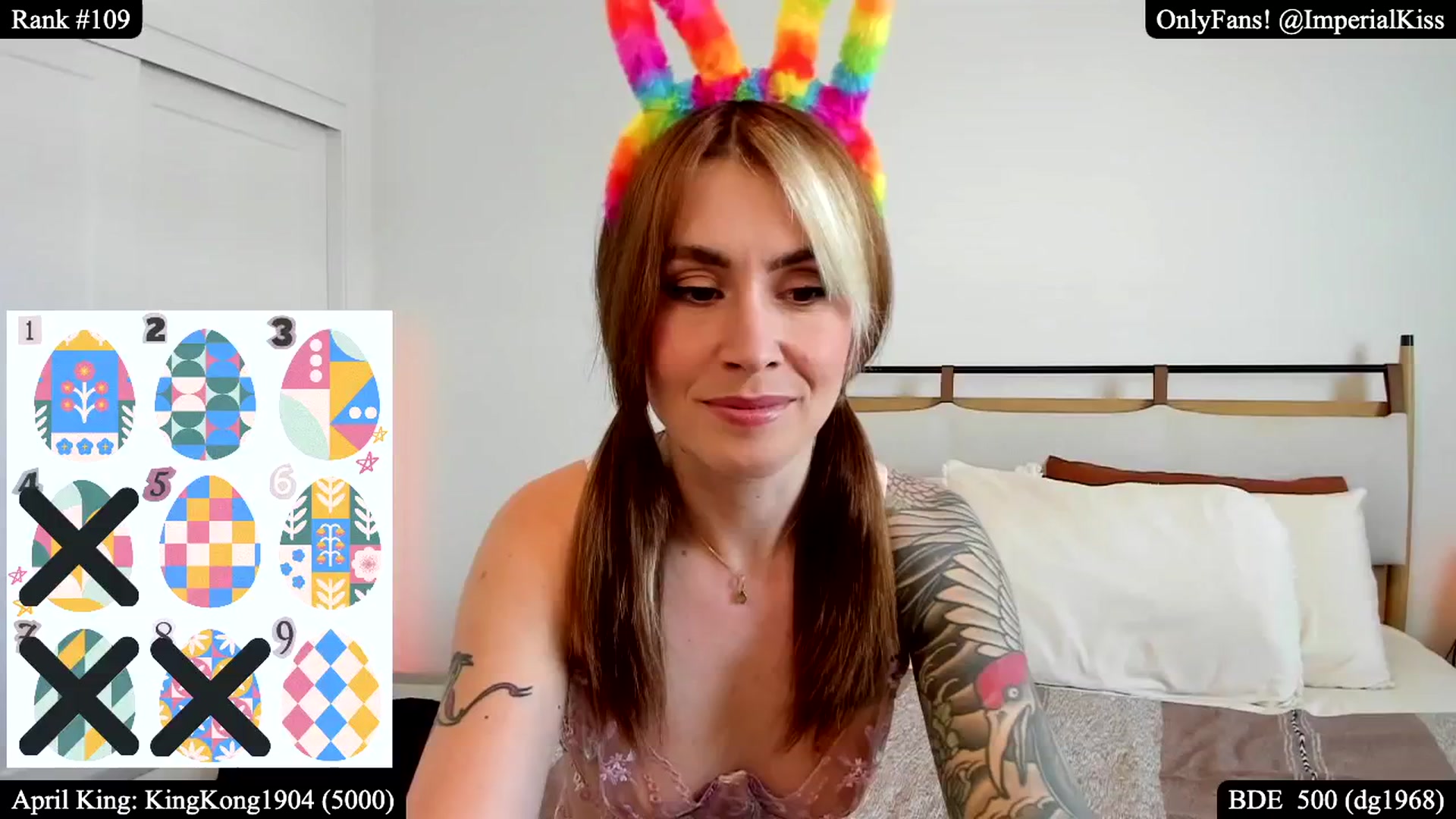 Gallery image thumbnail from ImperialKiss's myfreecams stream on, 04/20/2025, 23:43 image 2 of 20