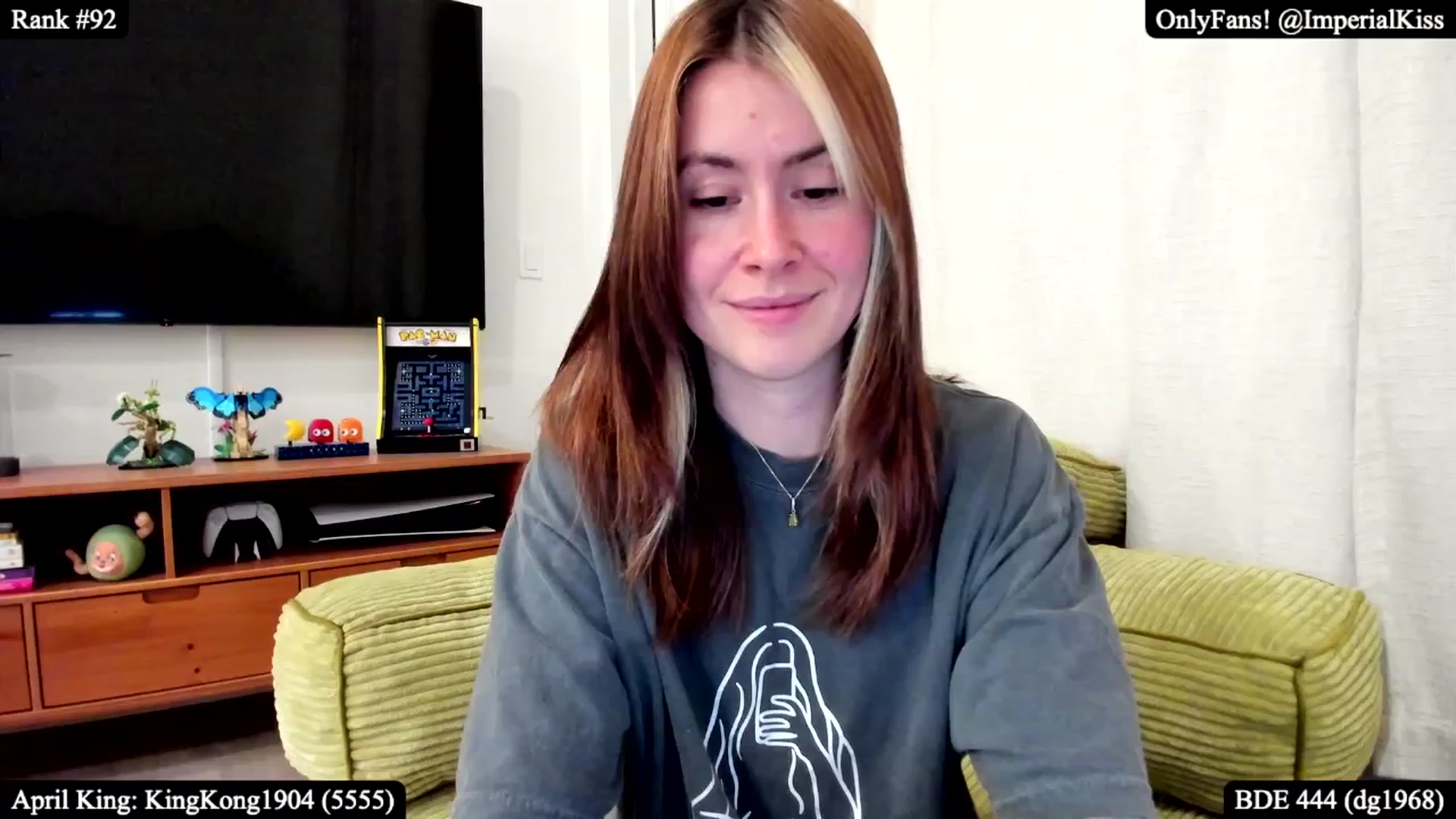 Gallery image thumbnail from ImperialKiss's myfreecams stream on, 04/26/2025, 06:20 image 5 of 20