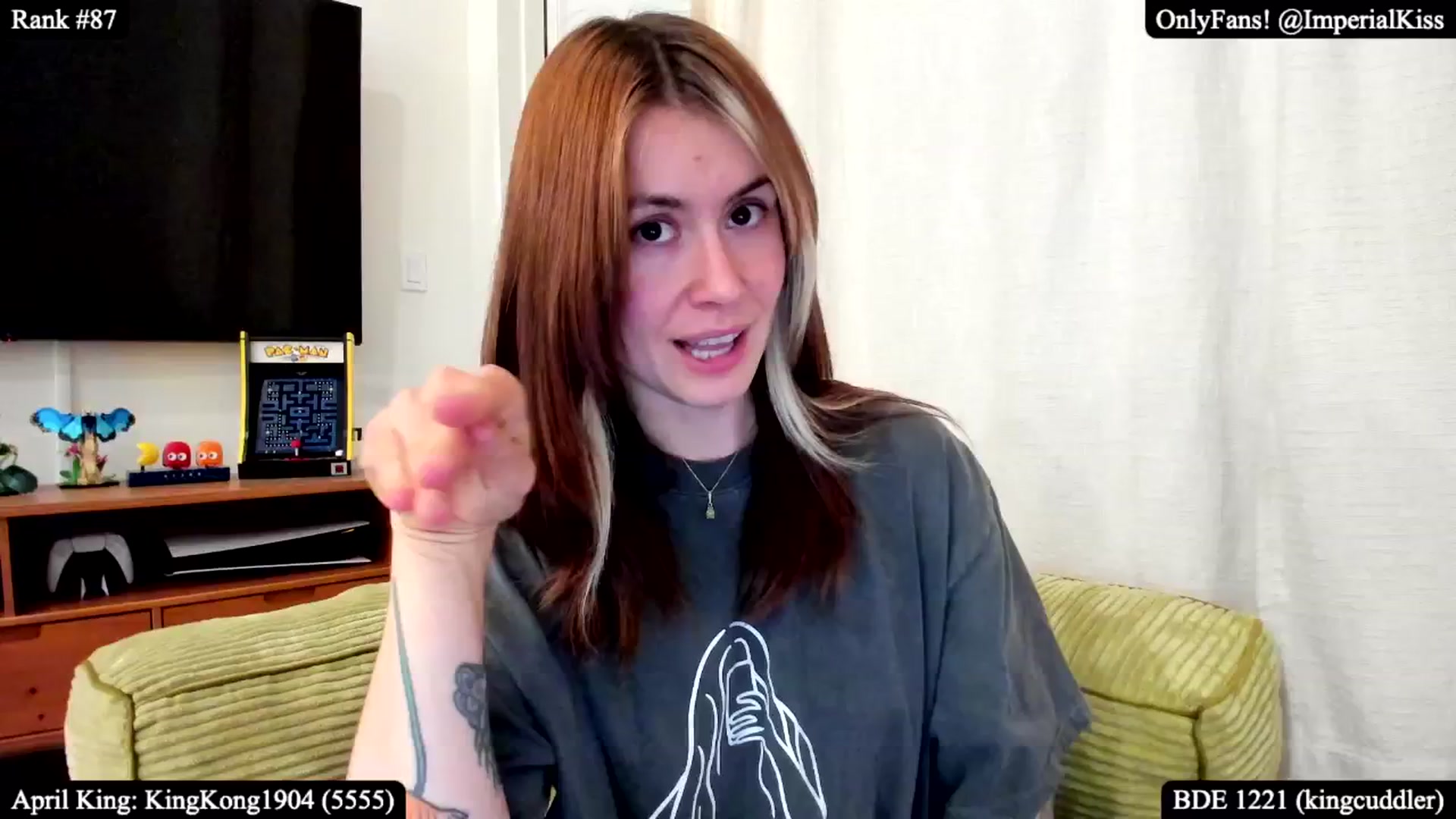 Gallery image thumbnail from ImperialKiss's myfreecams stream on, 04/26/2025, 06:20 image 17 of 20