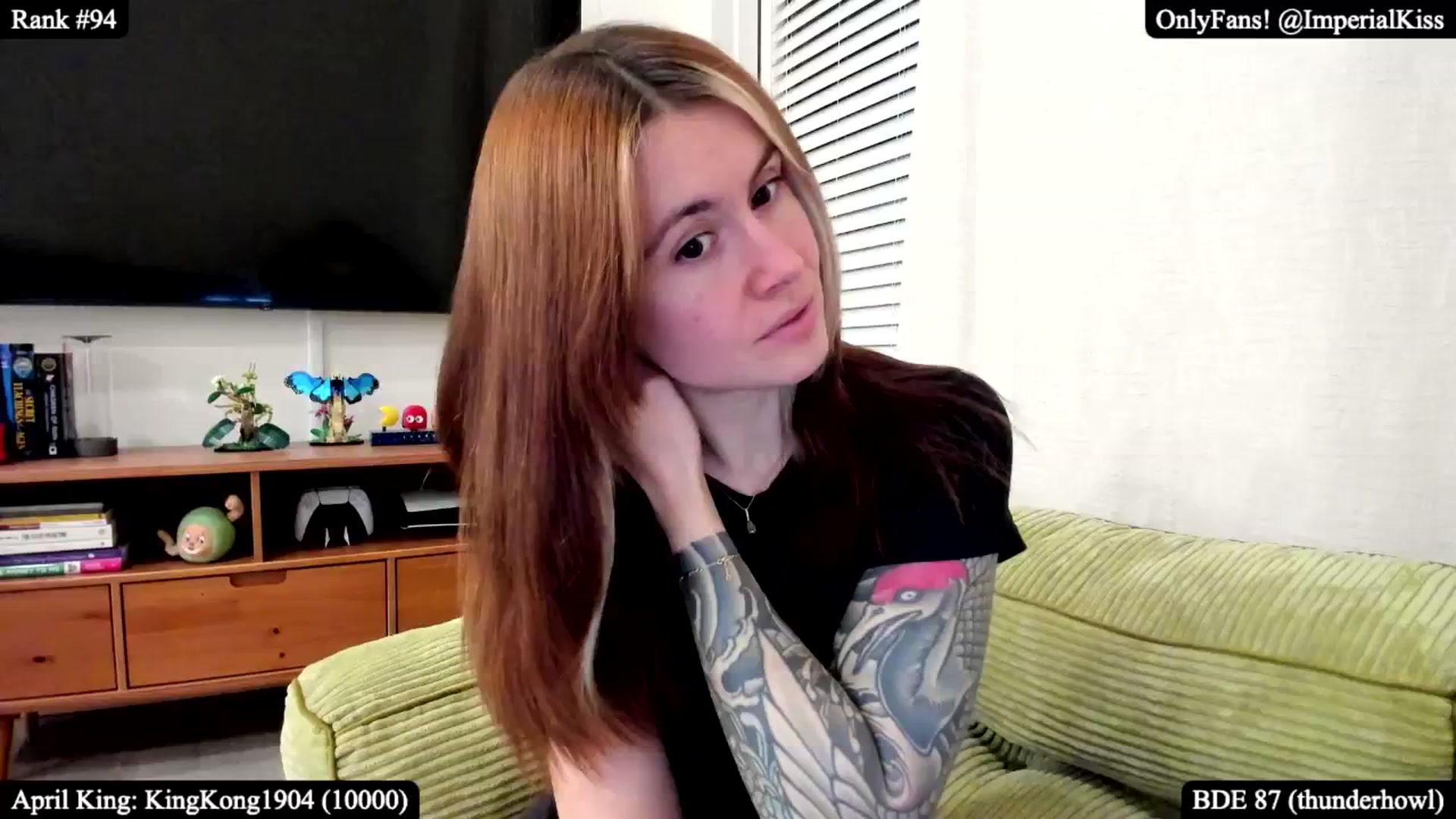 Gallery image thumbnail from ImperialKiss's myfreecams stream on, 04/29/2025, 05:38 image 15 of 20