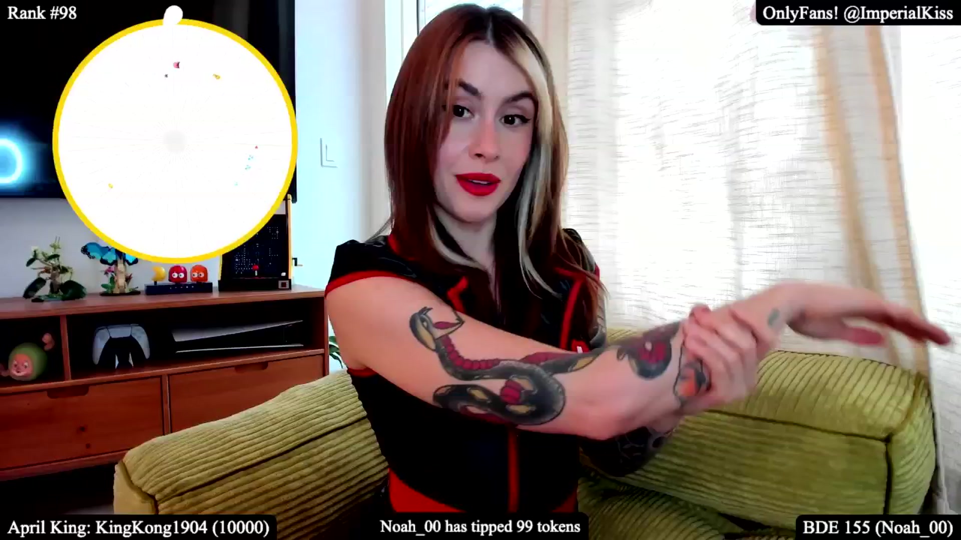 Gallery image thumbnail from ImperialKiss's myfreecams stream on, 04/30/2025, 24:24 image 15 of 20