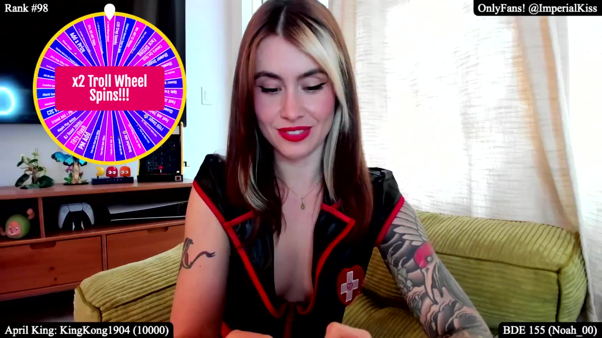 Gallery image thumbnail from ImperialKiss's myfreecams stream on, 04/30/2025, 24:24 image 13 of 20