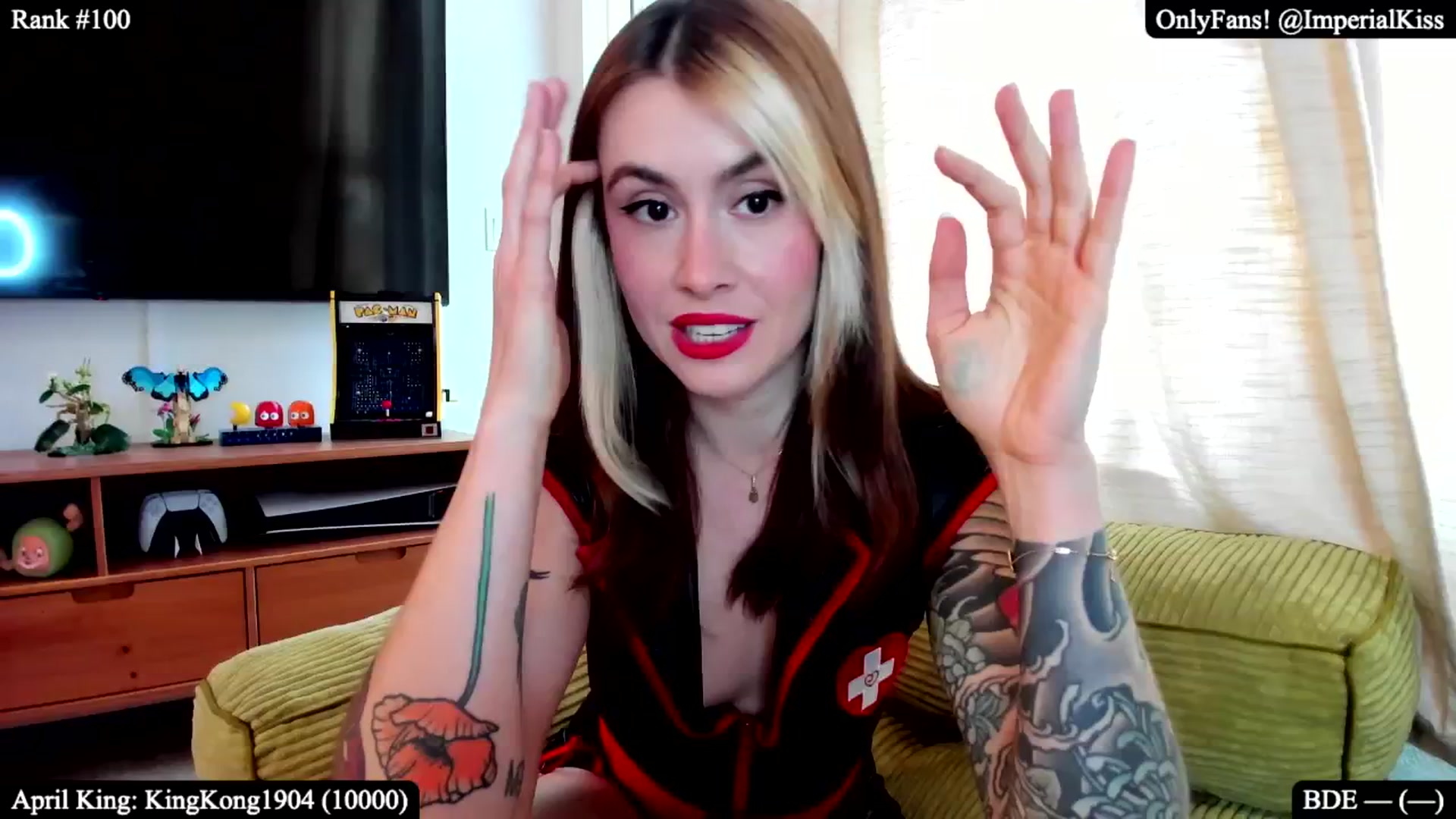 Gallery image thumbnail from ImperialKiss's myfreecams stream on, 04/30/2025, 24:24 image 6 of 20