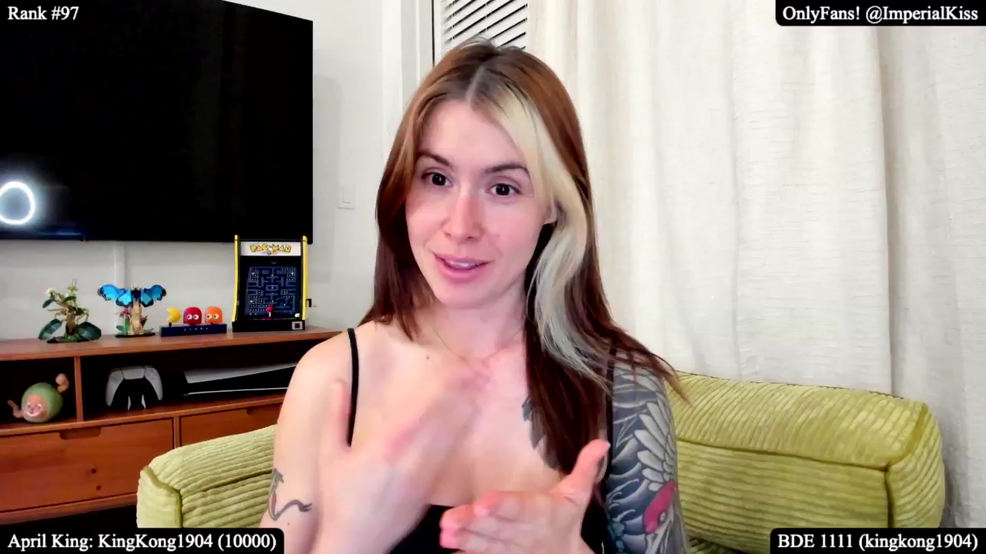 Gallery image thumbnail from ImperialKiss's myfreecams stream on, 05/01/2025, 04:15 image 1 of 20