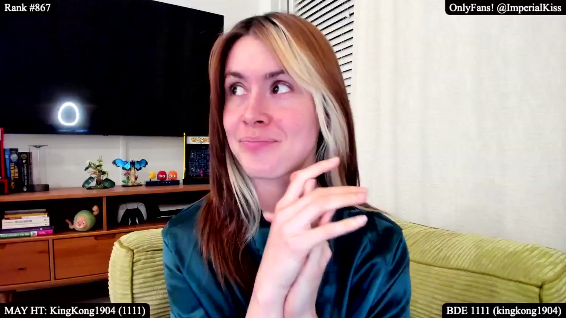 Gallery image thumbnail from ImperialKiss's myfreecams stream on, 05/03/2025, 05:01 image 17 of 20