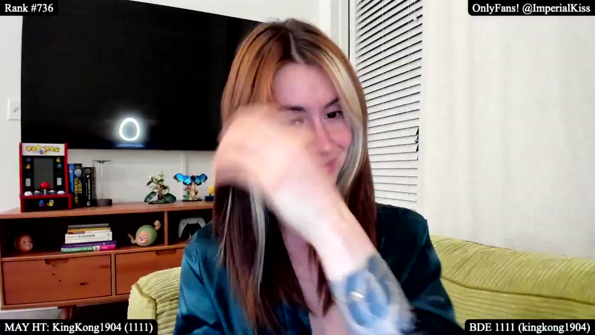 Gallery image thumbnail from ImperialKiss's myfreecams stream on, 05/03/2025, 05:59 image 10 of 20