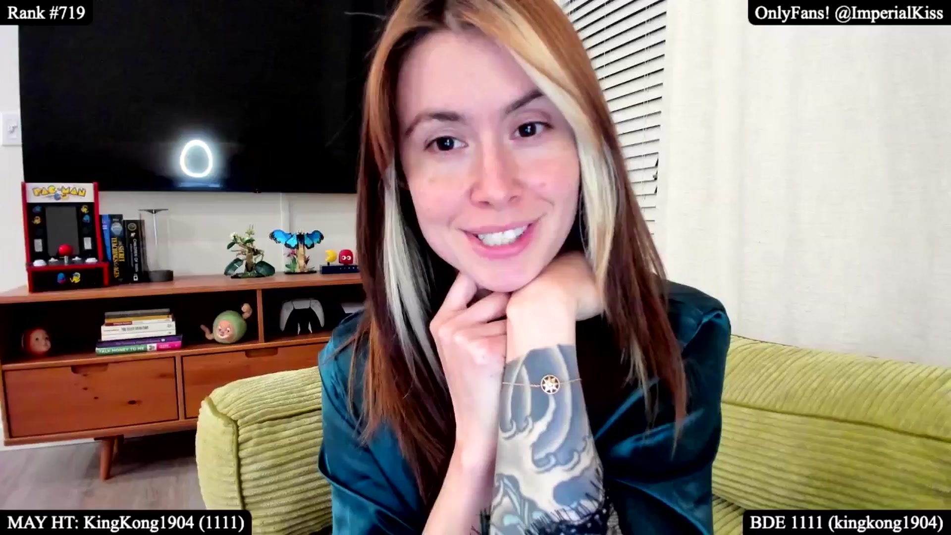 Gallery image thumbnail from ImperialKiss's myfreecams stream on, 05/03/2025, 05:59 image 20 of 20