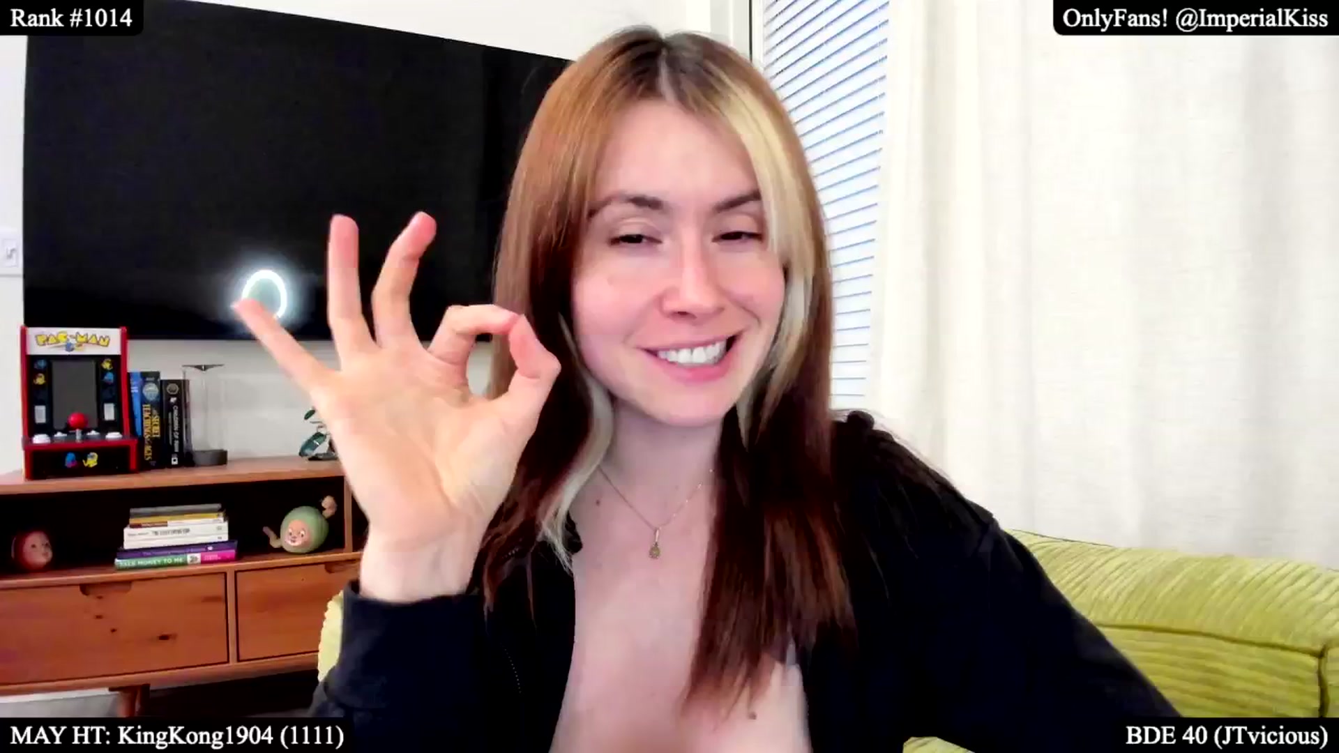 Gallery image thumbnail from ImperialKiss's myfreecams stream on, 05/04/2025, 05:33 image 1 of 20