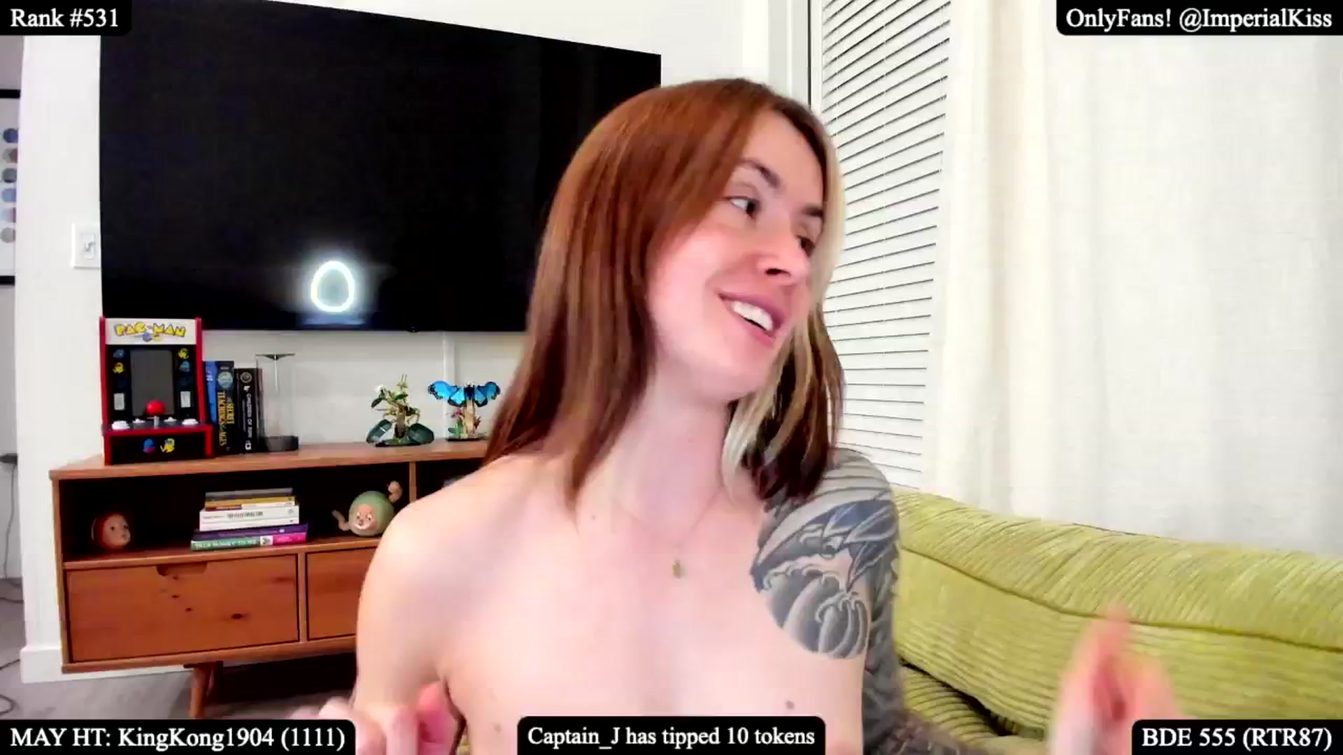 Gallery image thumbnail from ImperialKiss's myfreecams stream on, 05/04/2025, 05:33 image 12 of 20