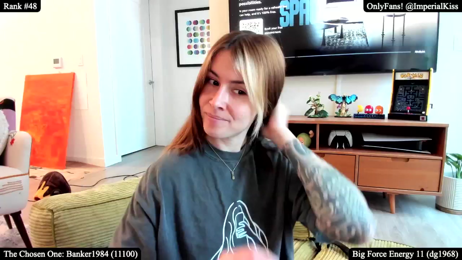 Gallery image thumbnail from ImperialKiss's myfreecams stream on, 05/09/2025, 22:18 image 1 of 20