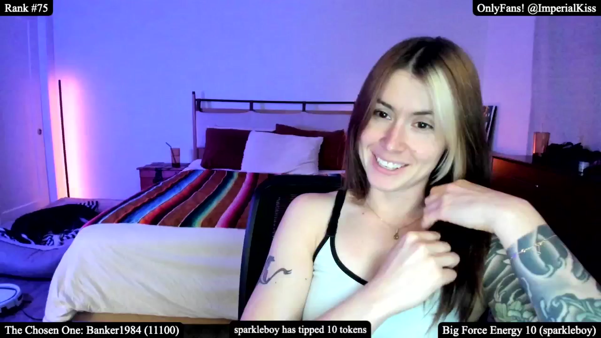 Gallery image thumbnail from ImperialKiss's myfreecams stream on, 05/13/2025, 04:16 image 1 of 20