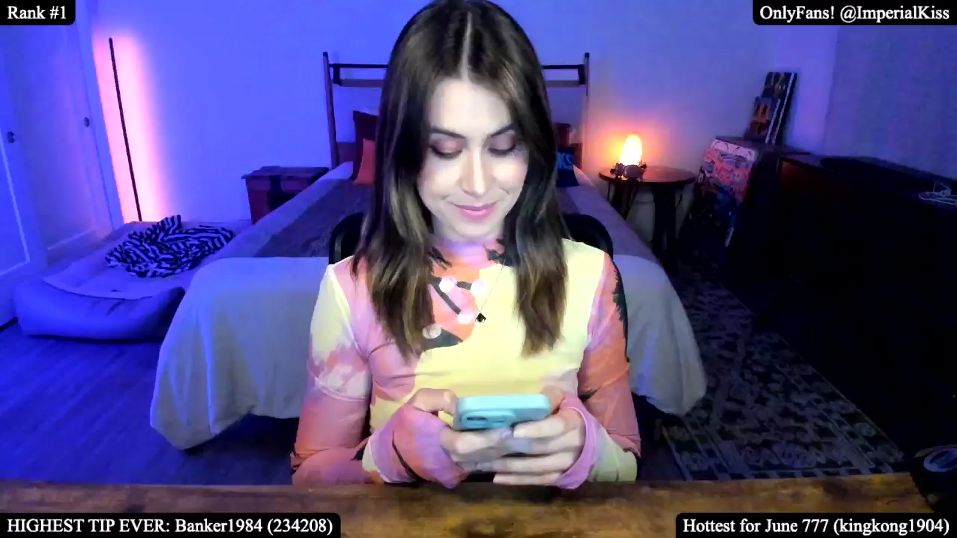 Gallery image thumbnail from ImperialKiss's myfreecams stream on, 06/05/2025, 04:30 image 12 of 20