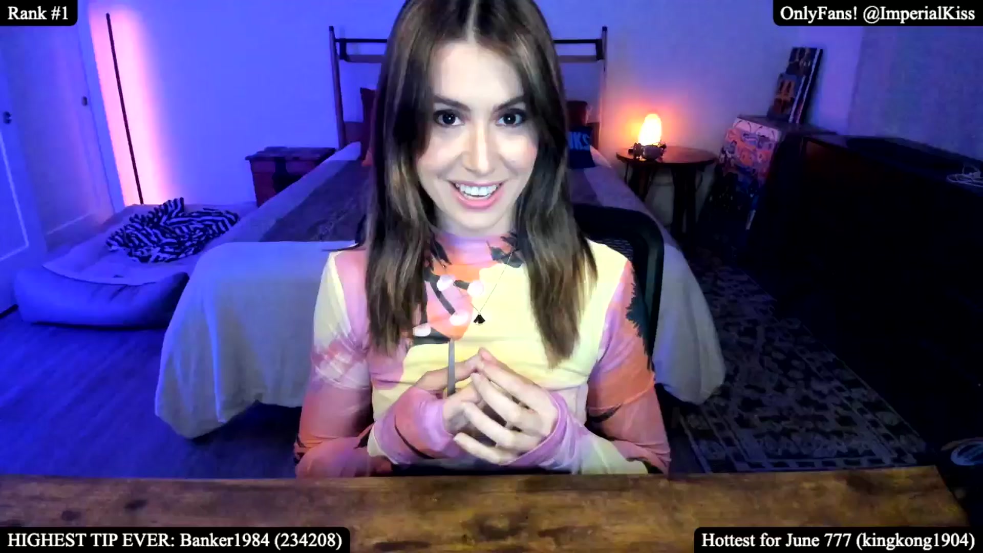 Gallery image thumbnail from ImperialKiss's myfreecams stream on, 06/05/2025, 04:30 image 16 of 20