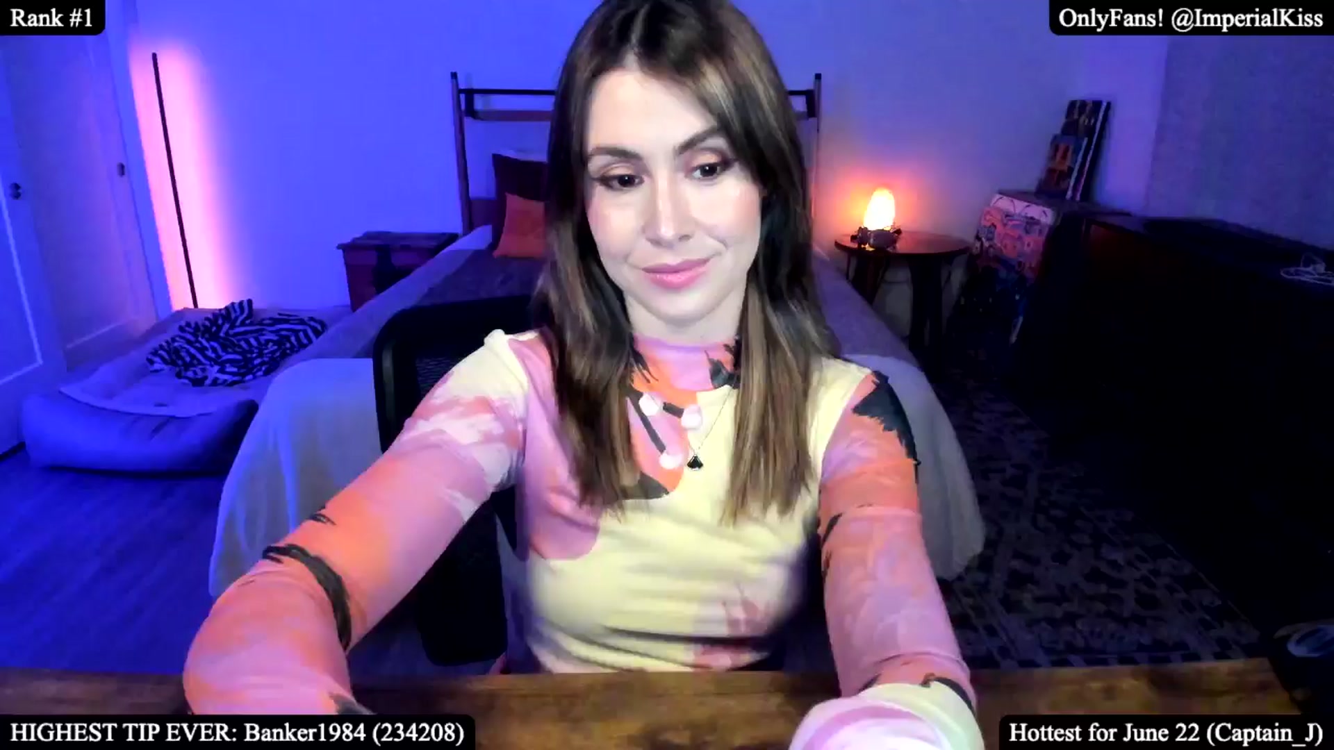 Gallery image thumbnail from ImperialKiss's myfreecams stream on, 06/05/2025, 04:30 image 4 of 20