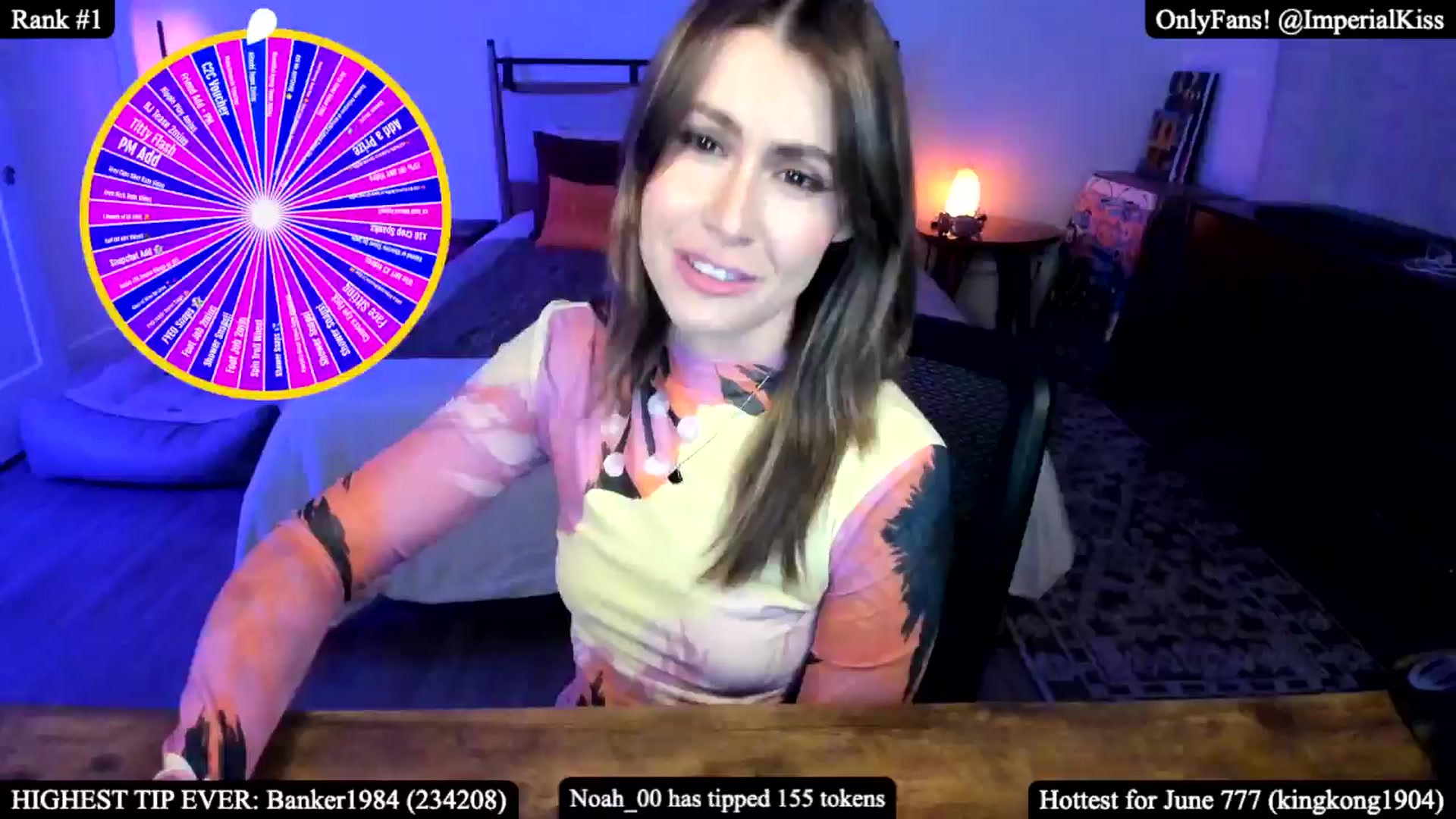 Gallery image thumbnail from ImperialKiss's myfreecams stream on, 06/05/2025, 04:30 image 15 of 20