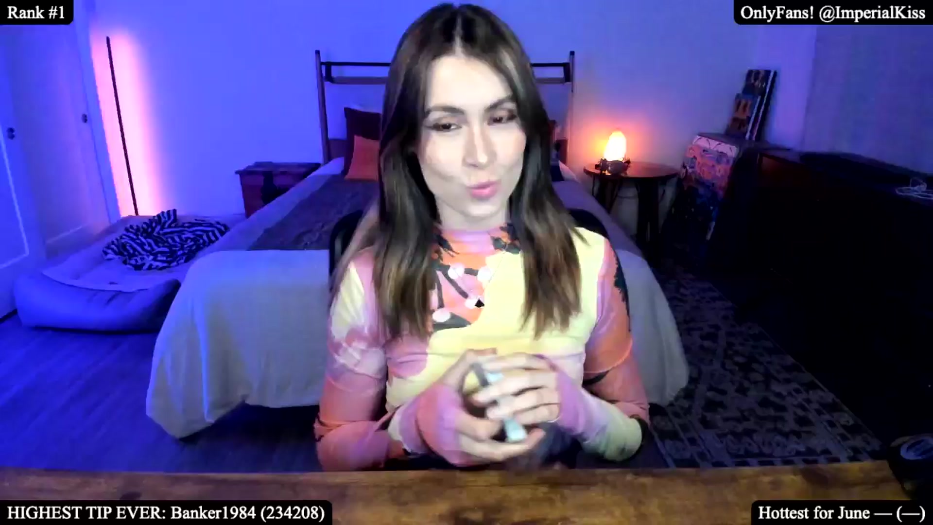 Gallery image thumbnail from ImperialKiss's myfreecams stream on, 06/05/2025, 04:30 image 1 of 20