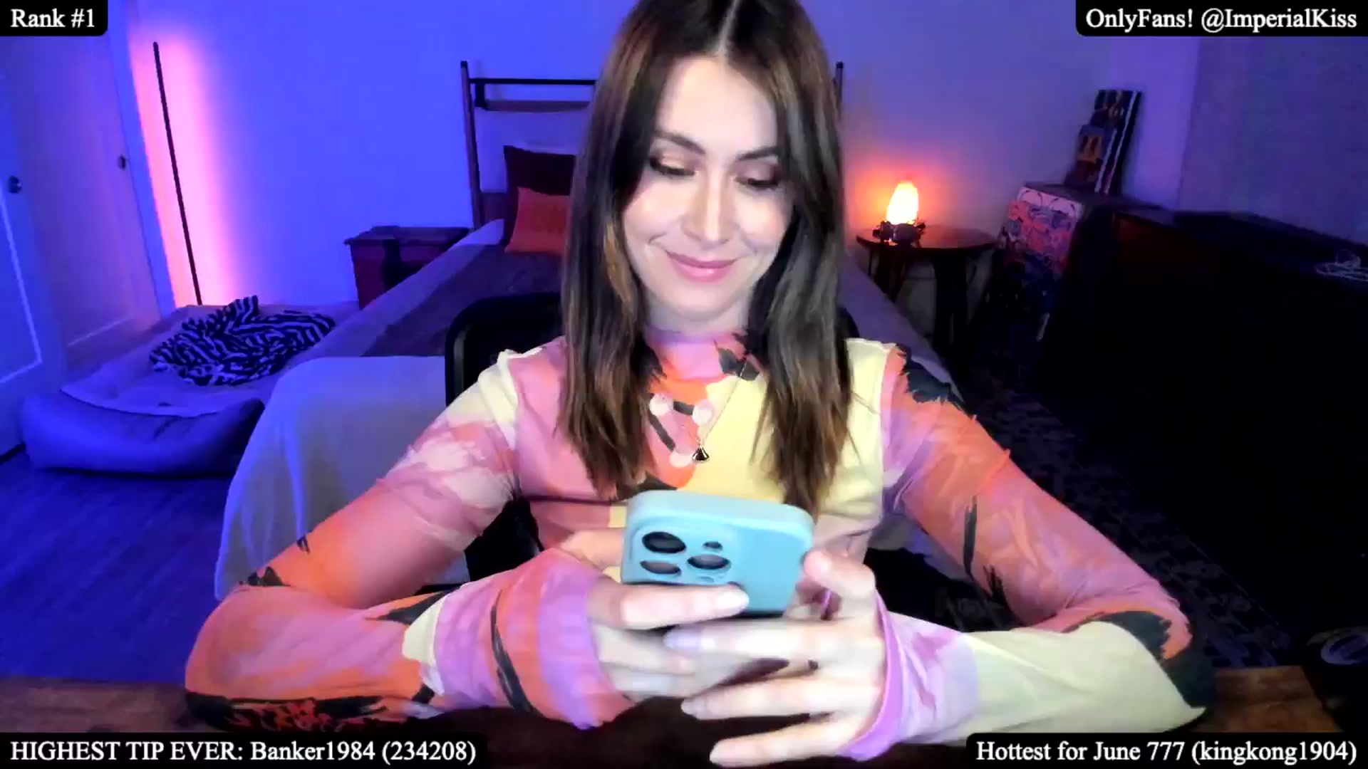 Gallery image thumbnail from ImperialKiss's myfreecams stream on, 06/05/2025, 04:30 image 18 of 20