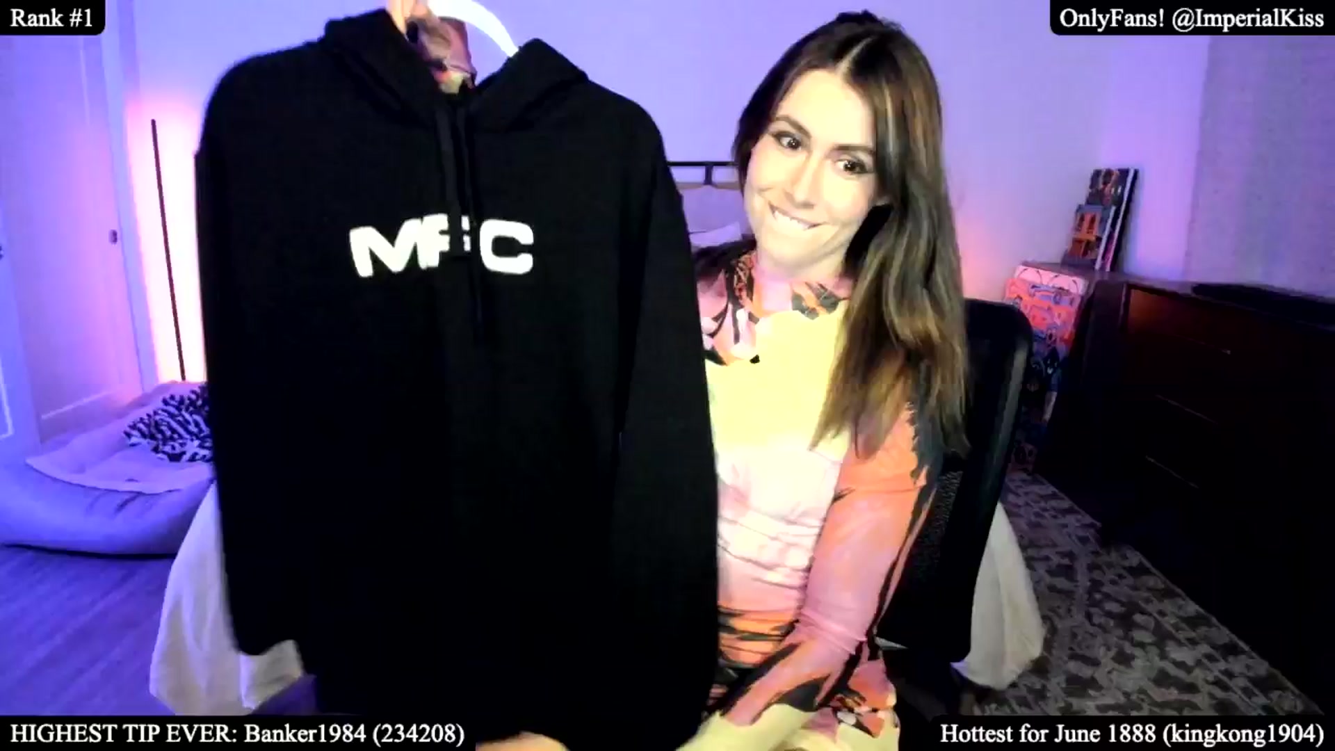 Gallery image thumbnail from ImperialKiss's myfreecams stream on, 06/05/2025, 06:14 image 10 of 20