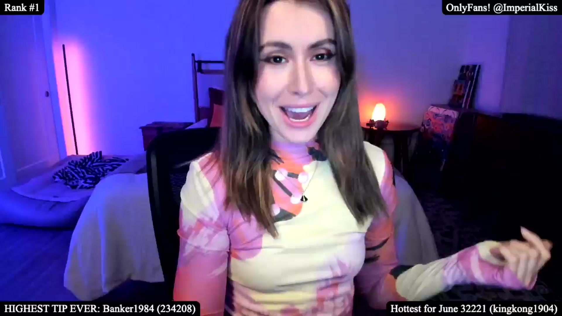 Gallery image thumbnail from ImperialKiss's myfreecams stream on, 06/05/2025, 06:14 image 15 of 20