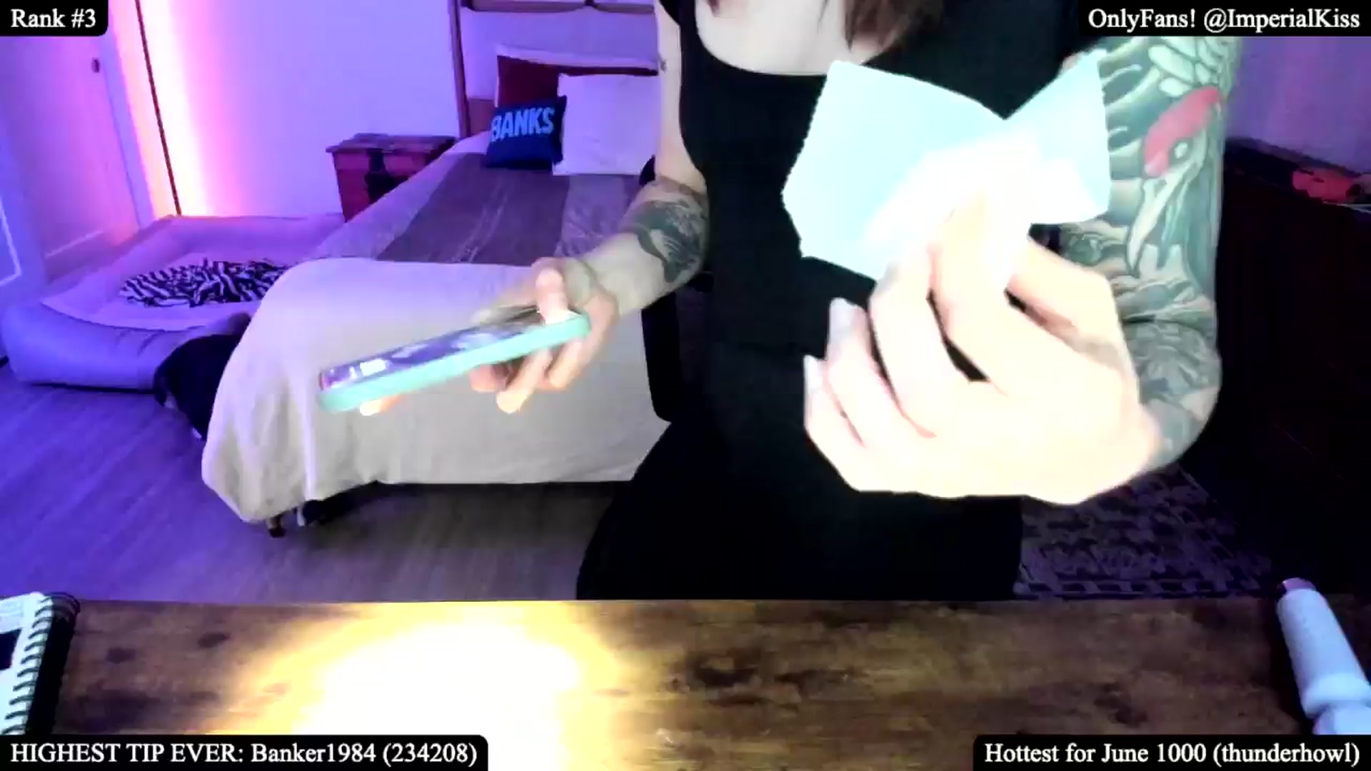 Gallery image thumbnail from ImperialKiss's myfreecams stream on, 06/06/2025, 06:20 image 19 of 20