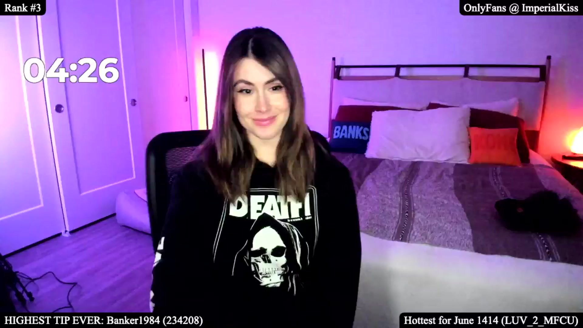 Gallery image thumbnail from ImperialKiss's myfreecams stream on, 06/12/2025, 06:35 image 13 of 20