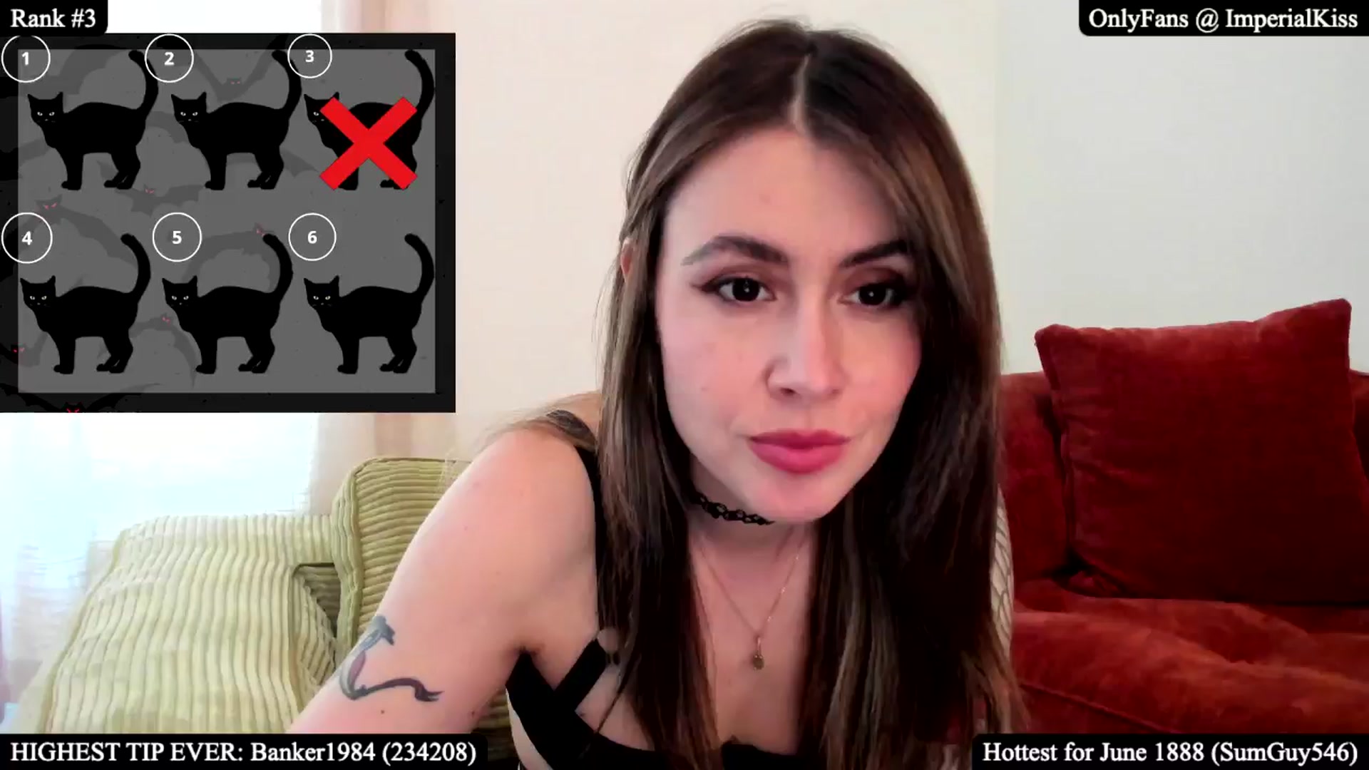 Gallery image thumbnail from ImperialKiss's myfreecams stream on, 06/14/2025, 24:02 image 2 of 20