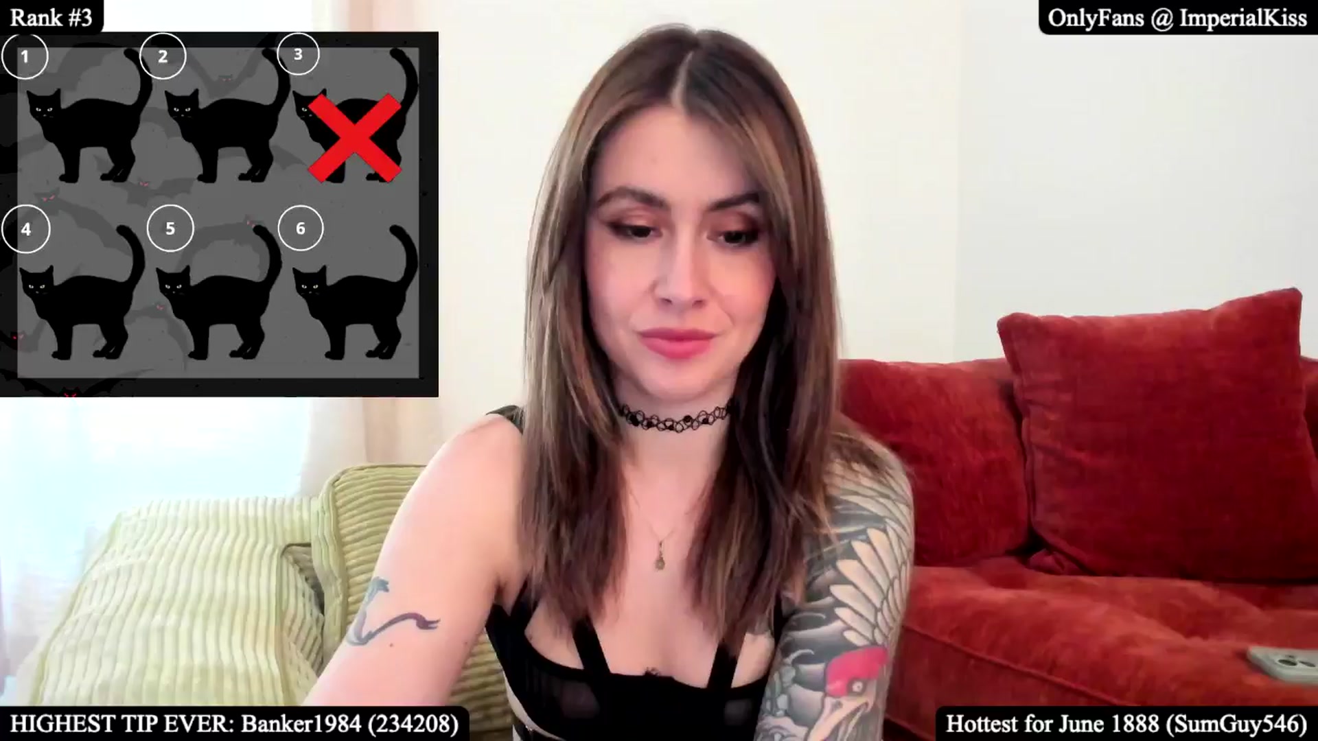 Gallery image thumbnail from ImperialKiss's myfreecams stream on, 06/14/2025, 24:02 image 19 of 20