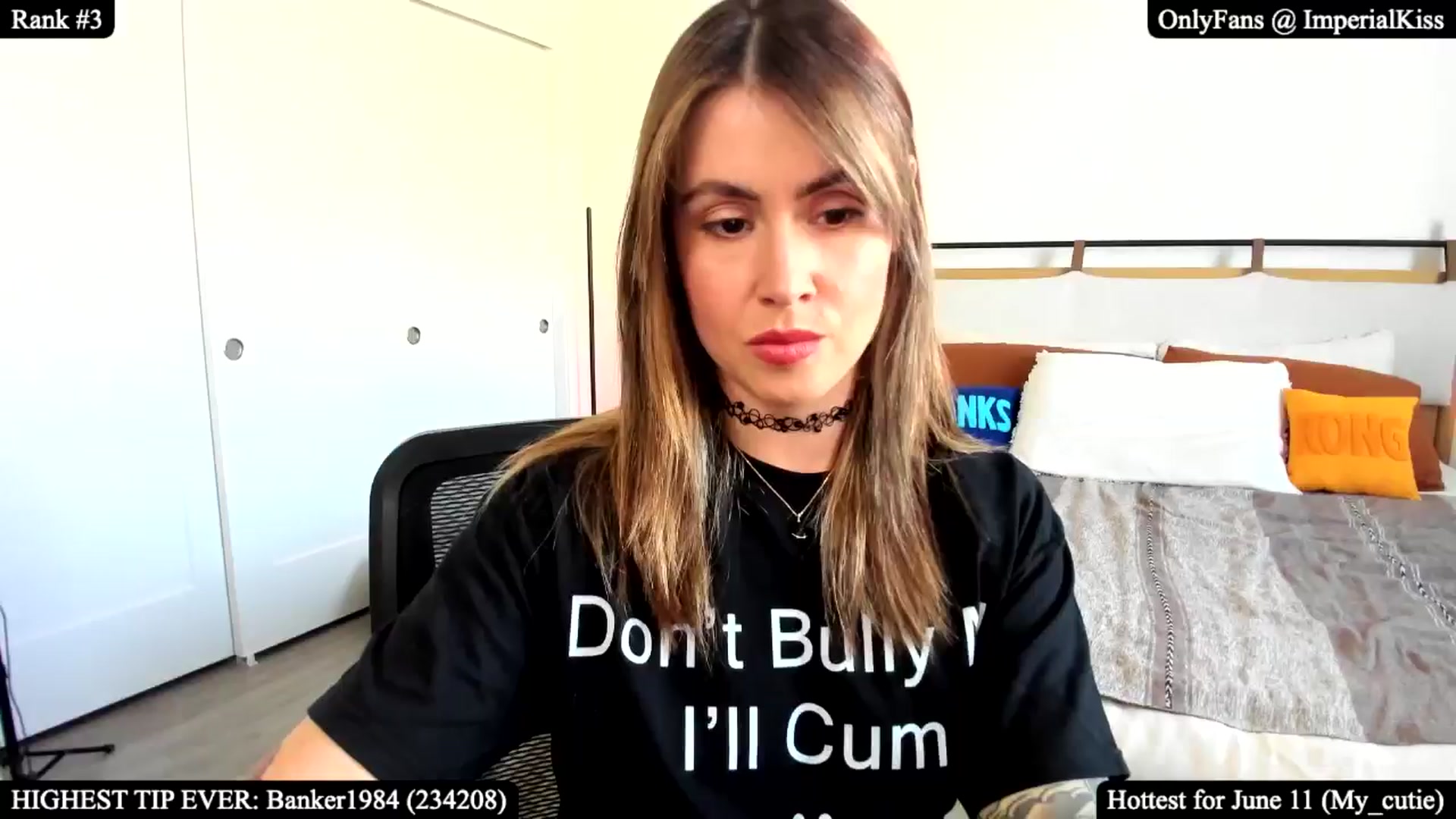 Gallery image thumbnail from ImperialKiss's myfreecams stream on, 06/15/2025, 06:17 image 2 of 20