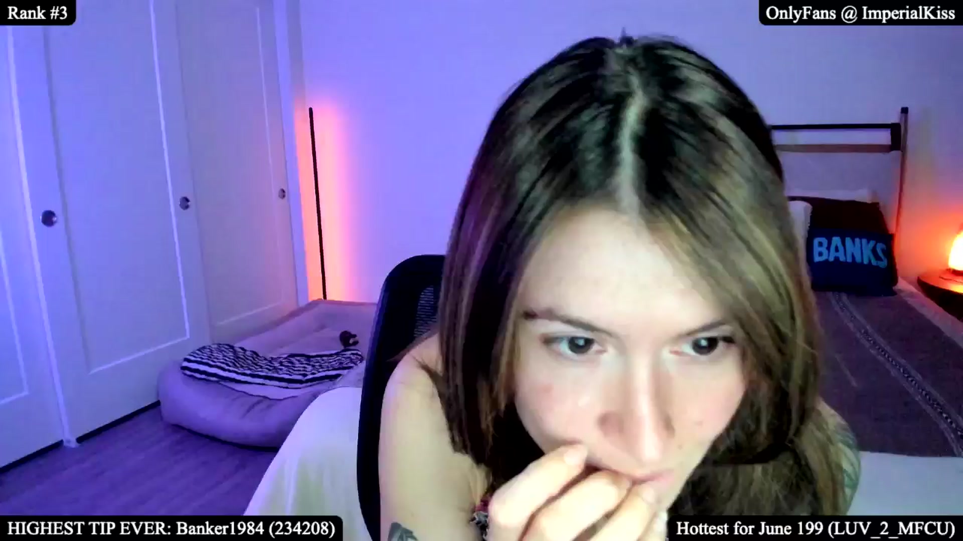 Gallery image thumbnail from ImperialKiss's myfreecams stream on, 06/17/2025, 04:25 image 16 of 20