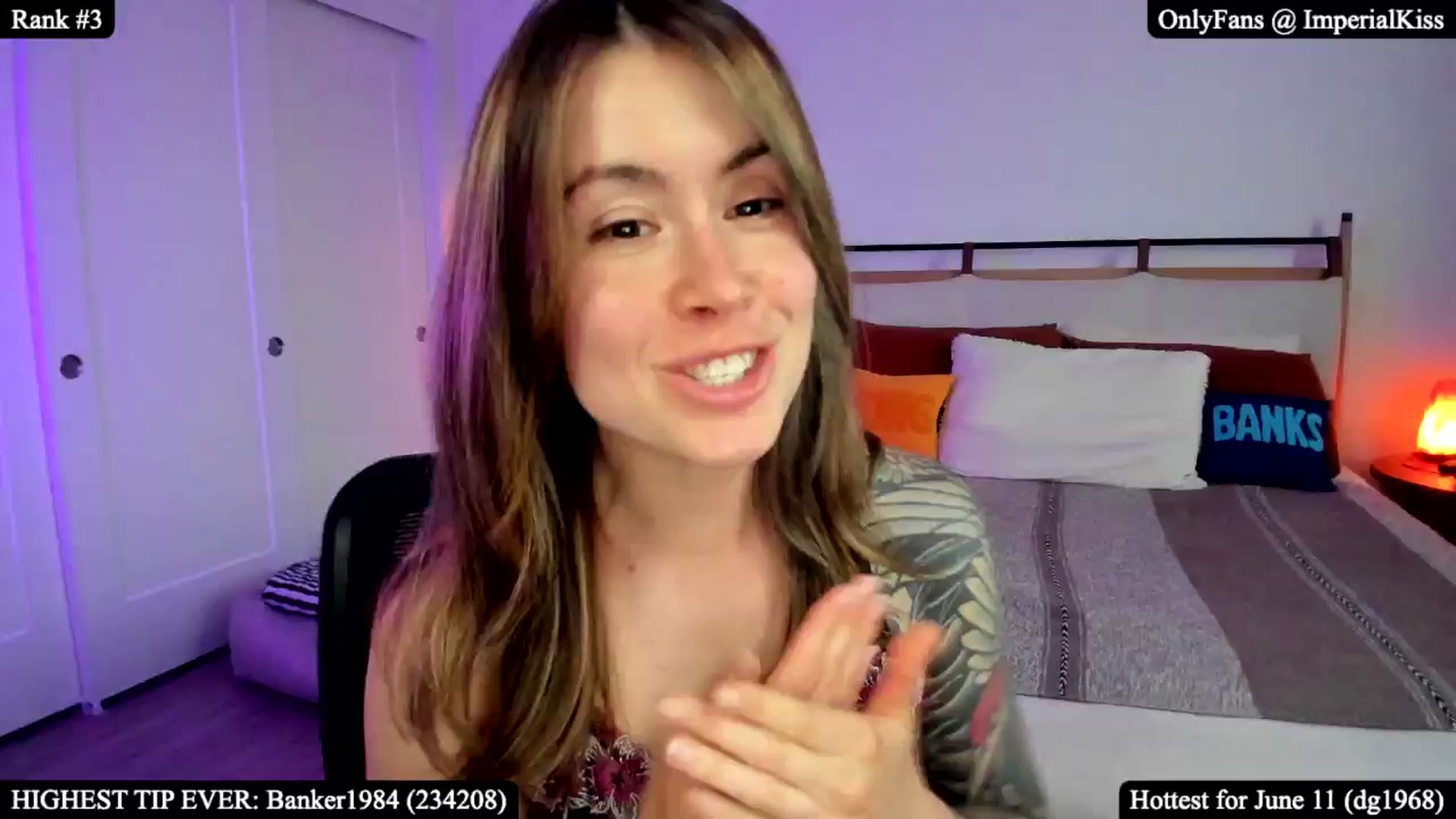 Gallery image thumbnail from ImperialKiss's myfreecams stream on, 06/17/2025, 04:25 image 8 of 20