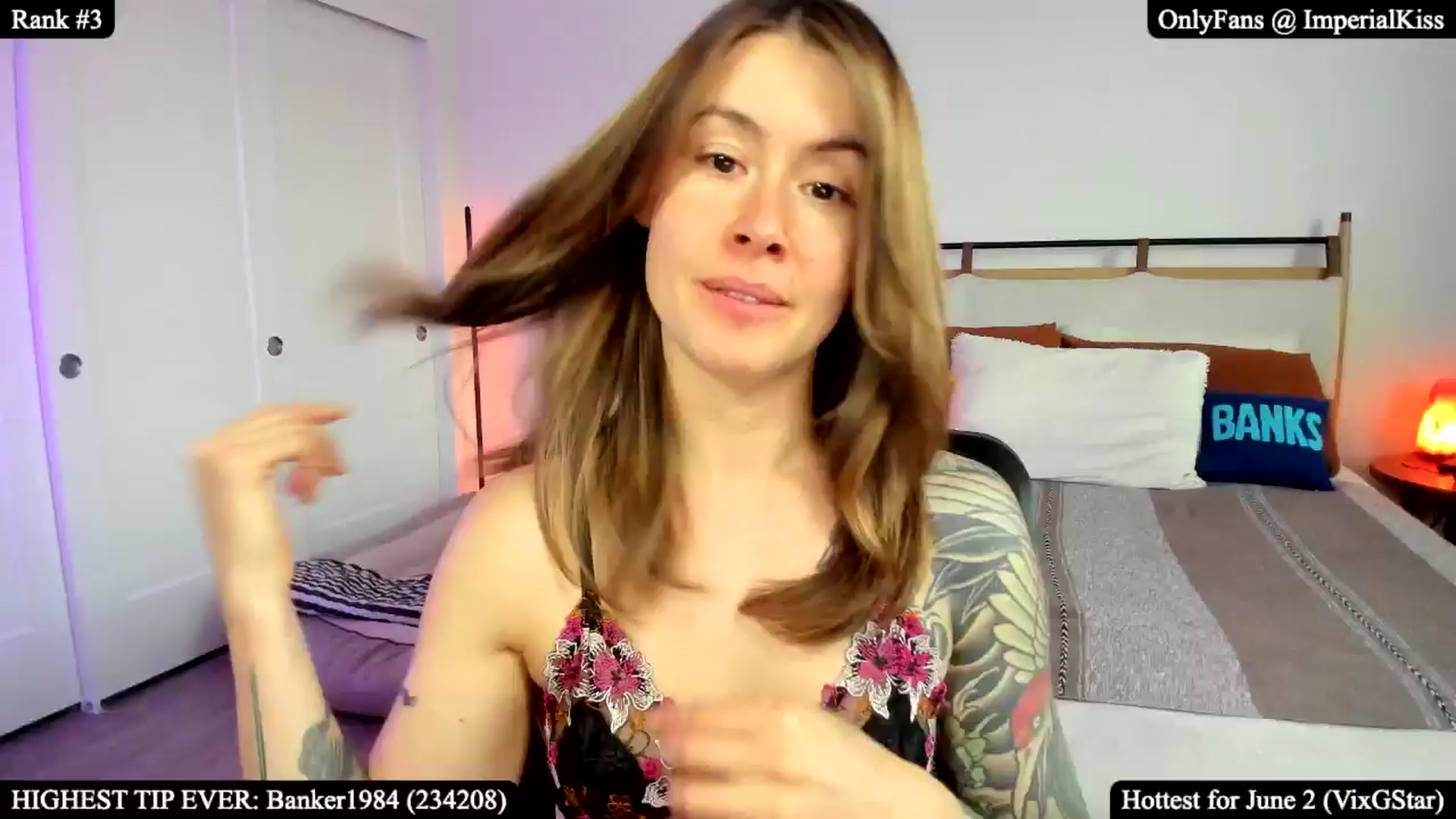 Gallery image thumbnail from ImperialKiss's myfreecams stream on, 06/17/2025, 04:25 image 5 of 20